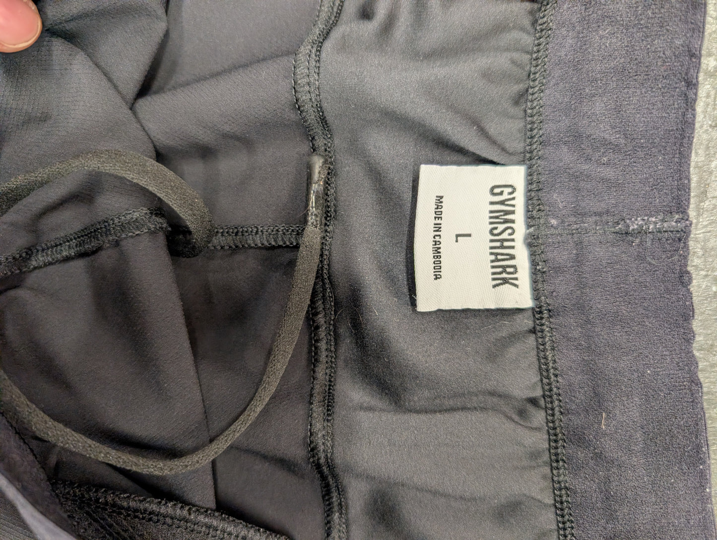 Gymshark Men's Black Athletic Shorts Size Large