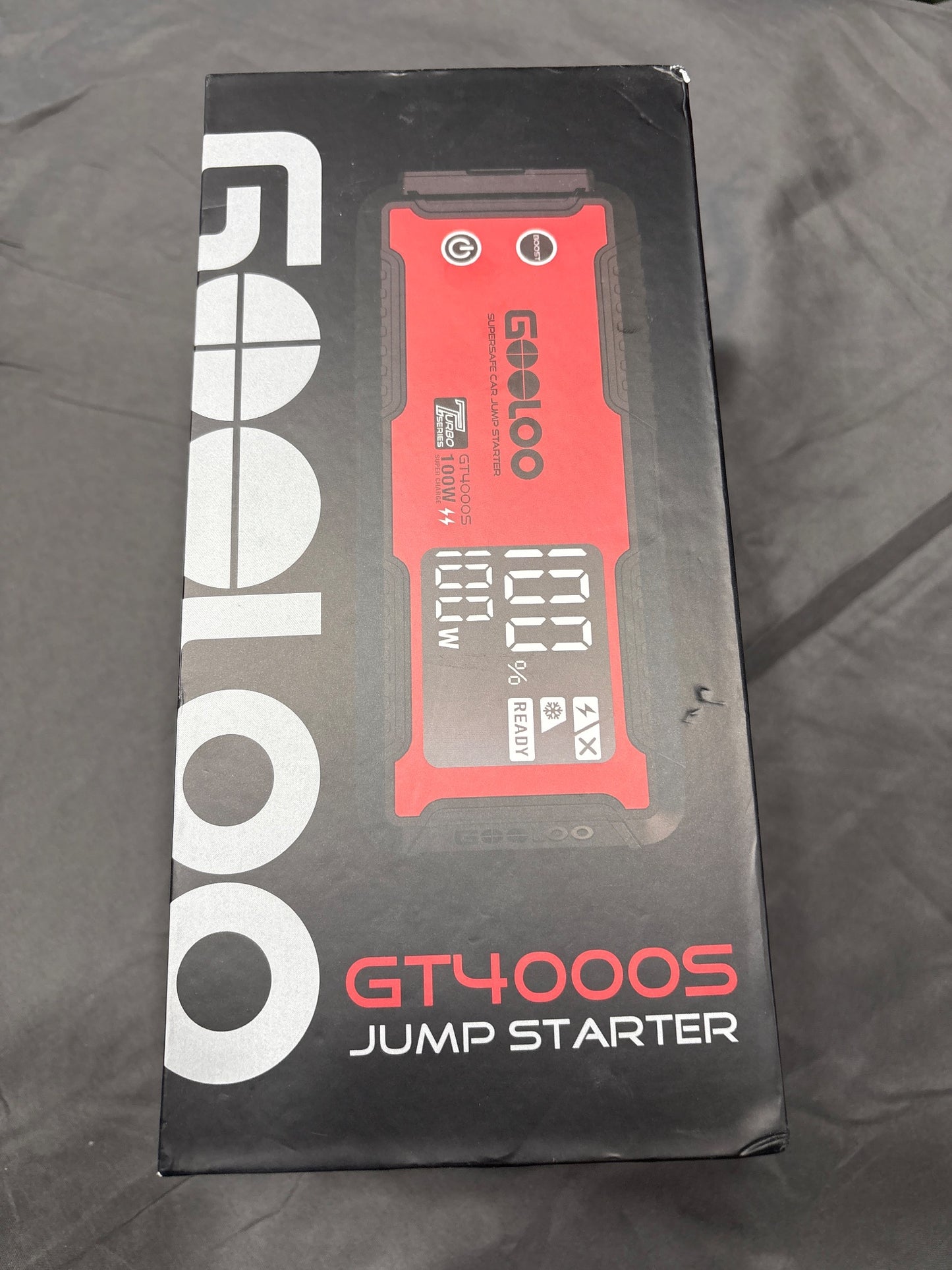 Gooloo GT4000S Jump Starter 4000A Peak Car Battery Booster Pack