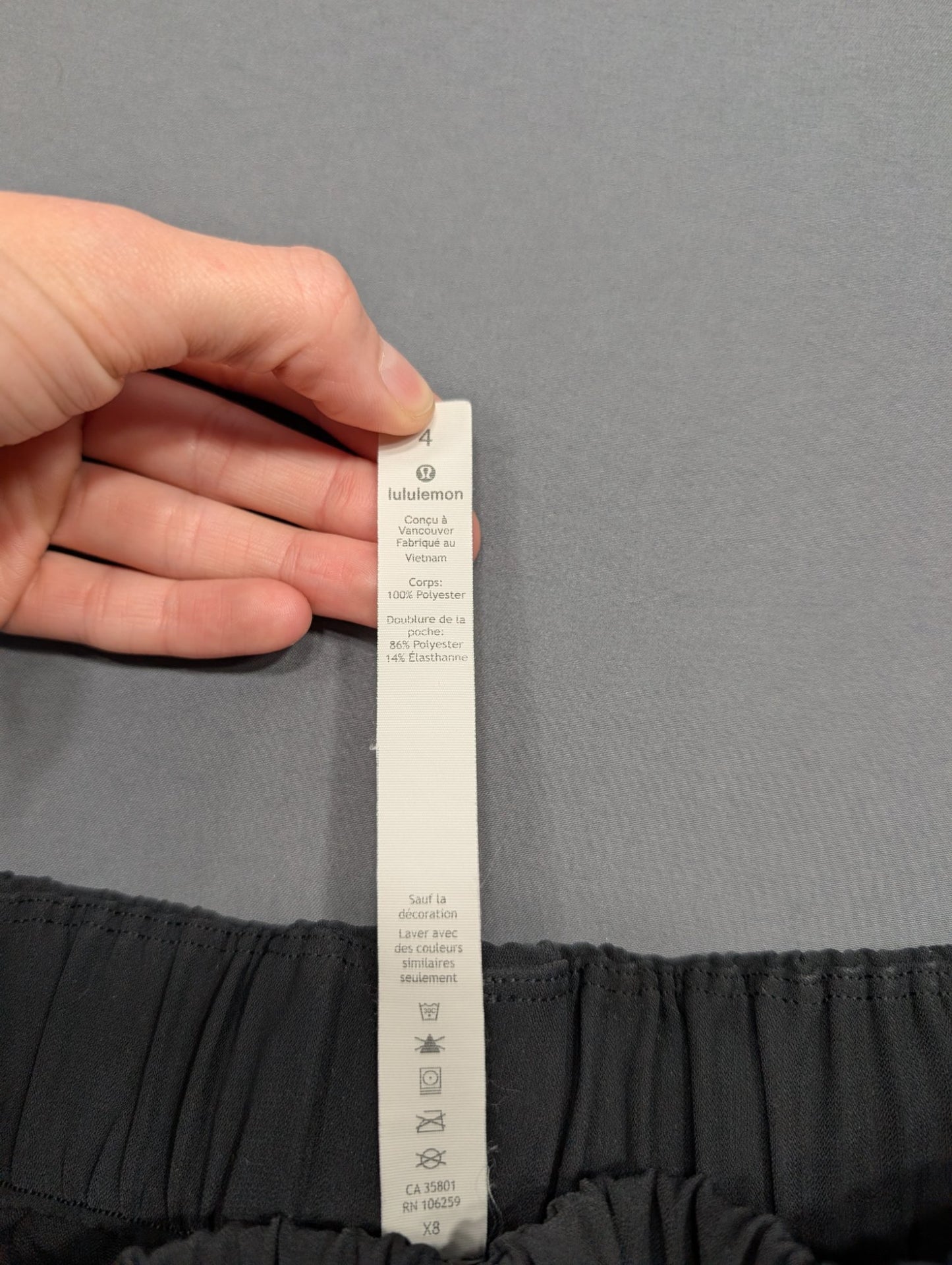 Lululemon Women's Athletic Shorts Gray Size 4 Drawstring