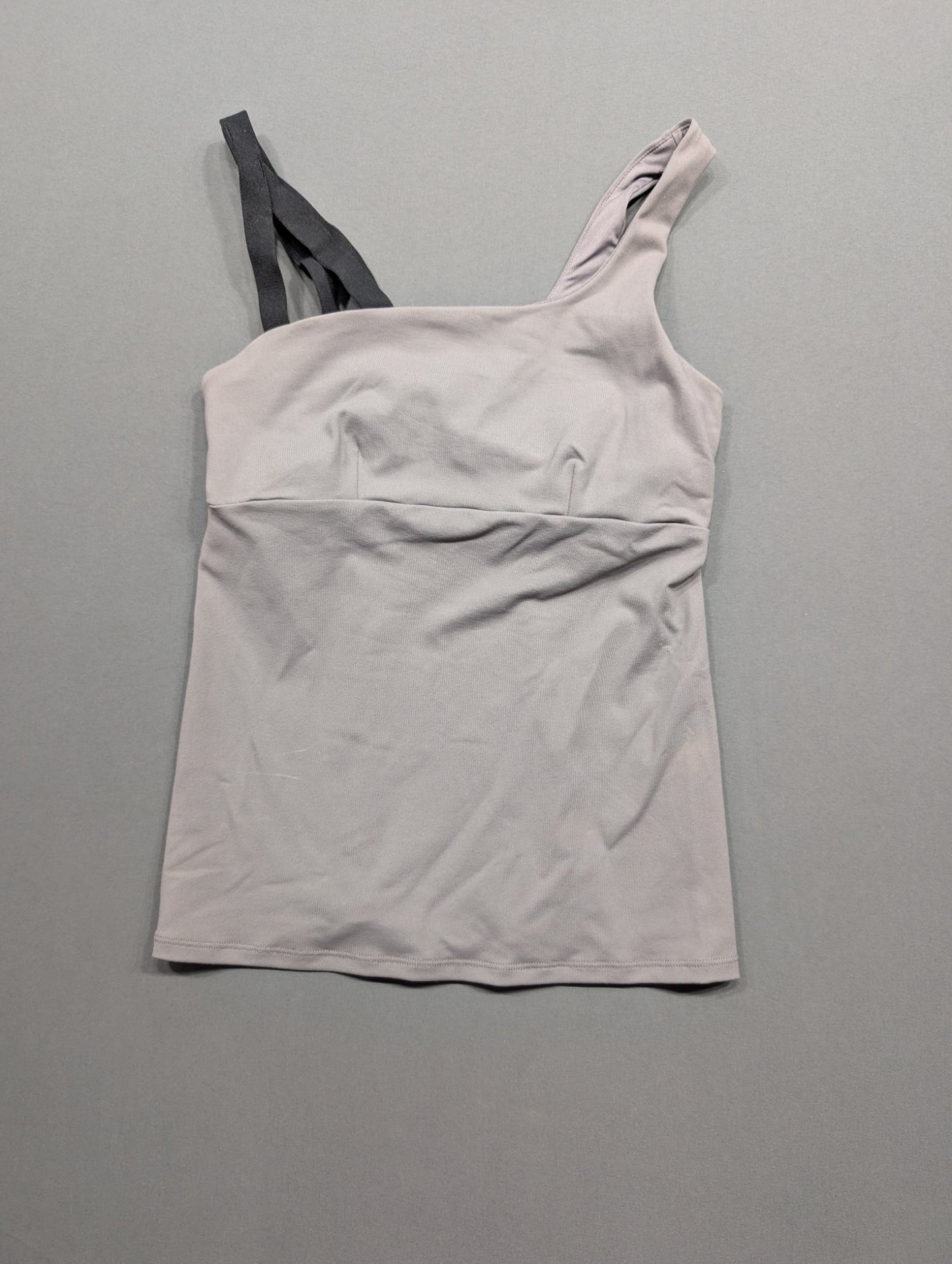 Alo Yoga Women's Tank Top Built-In Bra Light Gray XS Activewear