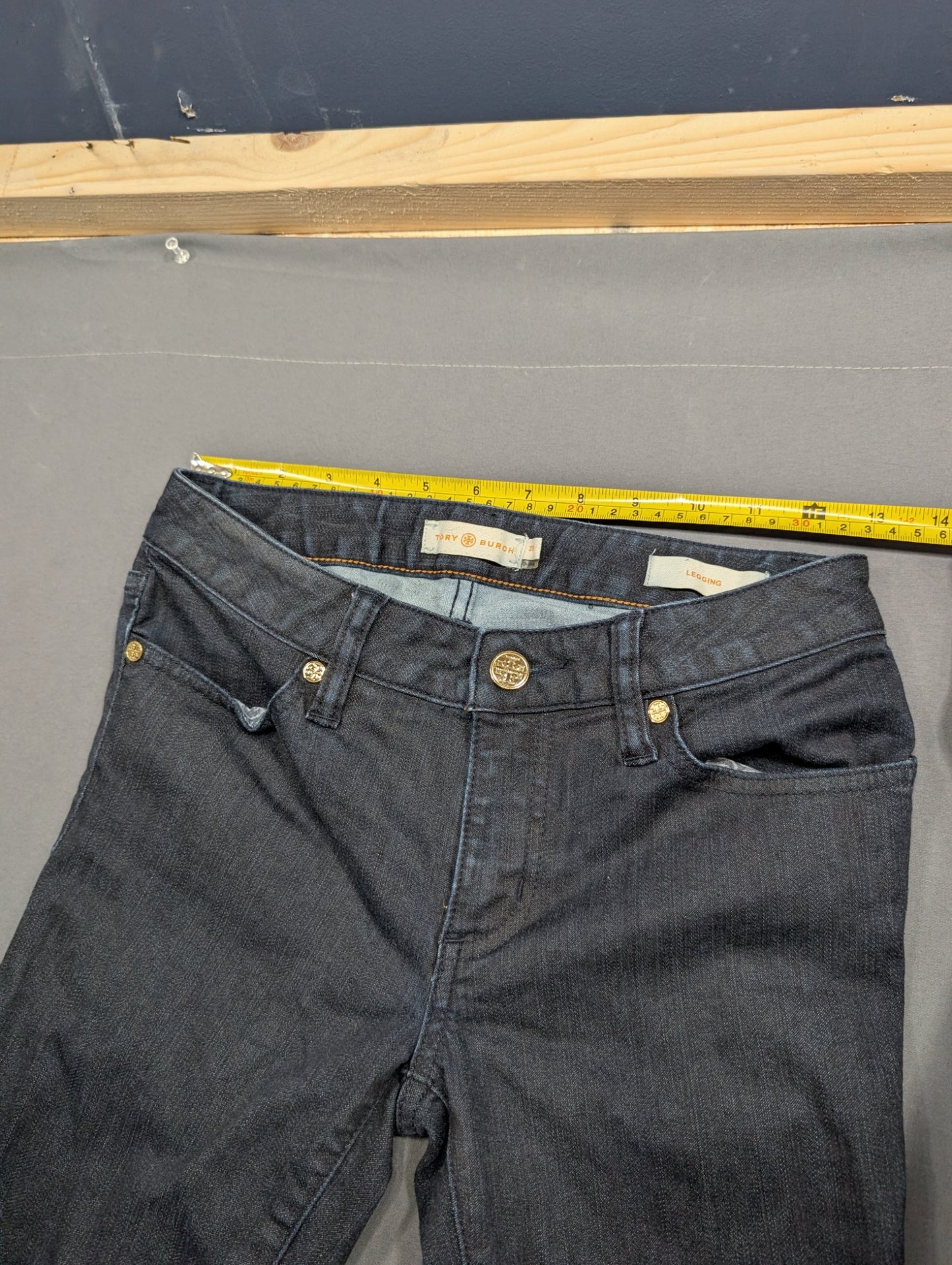 Tory Burch Legging Jean Dark Wash Skinny Denim Size 25