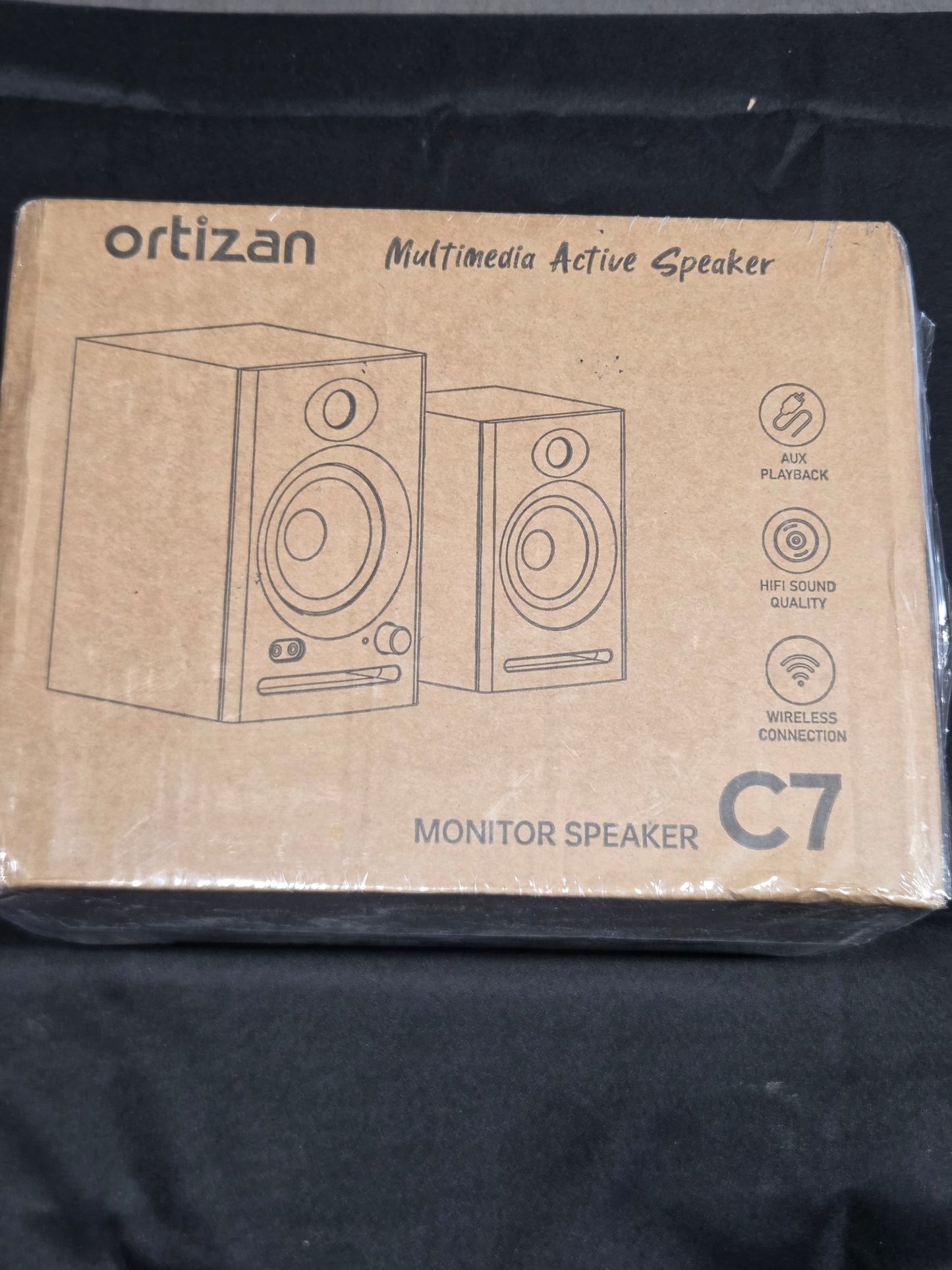 Ortizan C7 Multimedia Monitor Speaker Bluetooth 5.3 Wireless Active