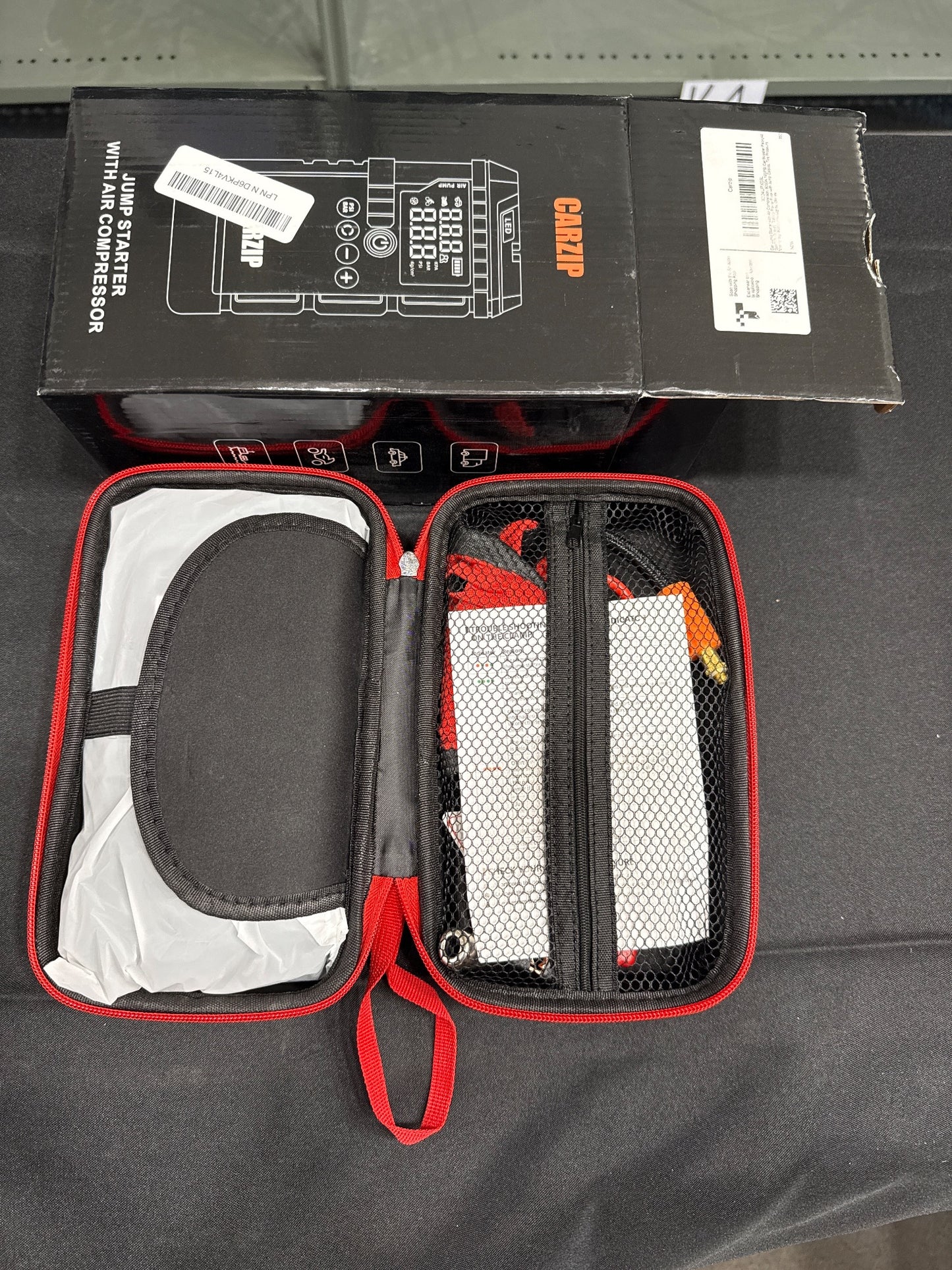 CARZIP CYD21 Jump Starter Air Compressor 8000mAh 160PSI Portable