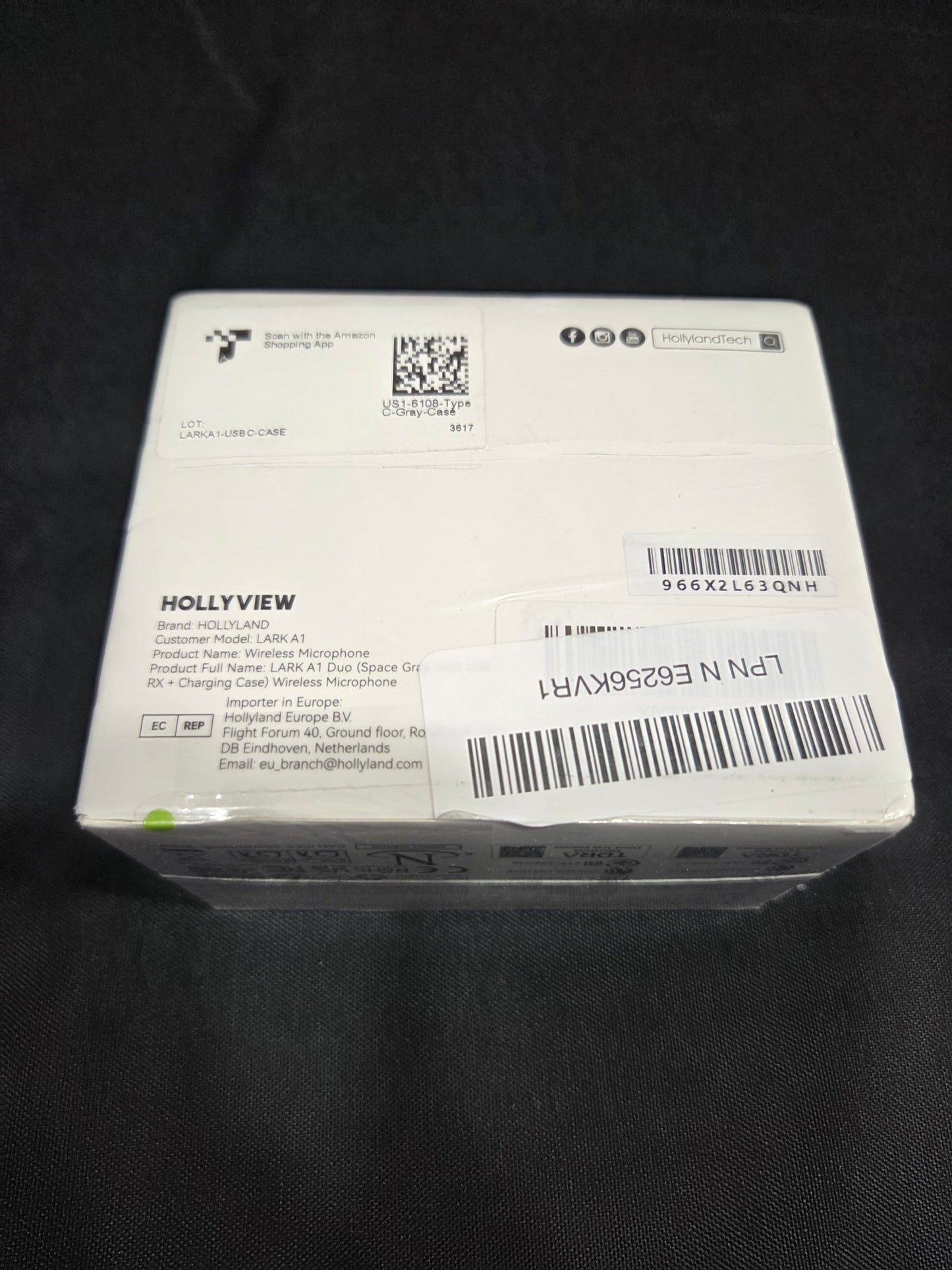 Hollyland LARK A1 Wireless Lavalier Microphone Duo USB-C Version Sealed