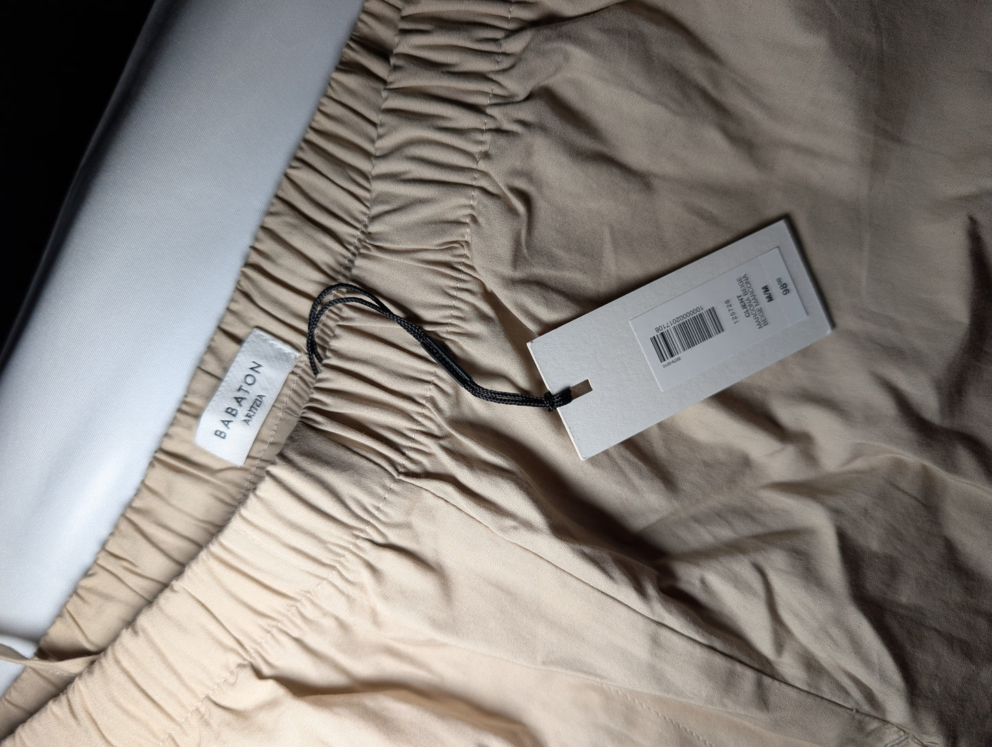 Babaton Wide Leg Beige Pants, Size M, New With Tags