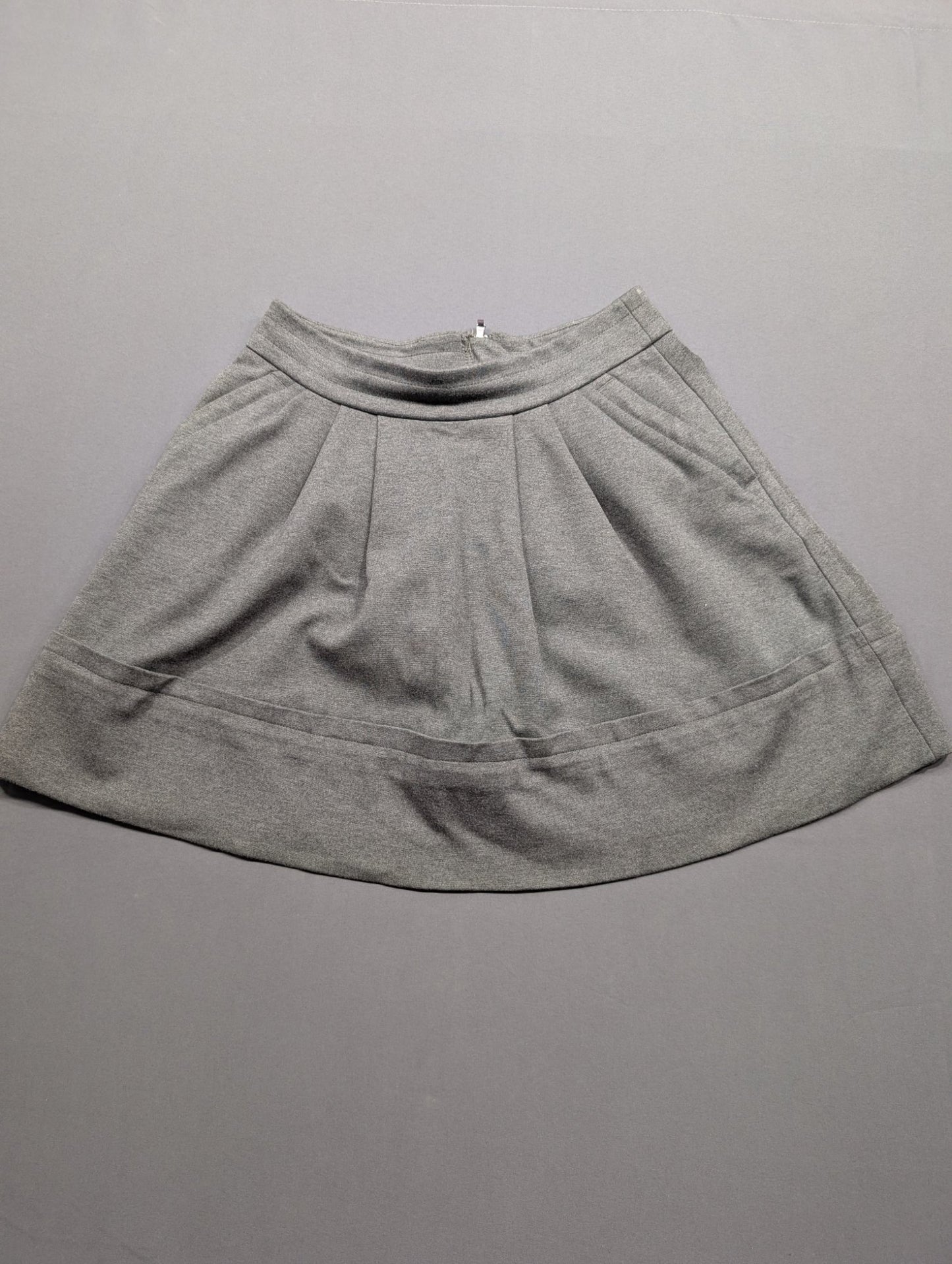 Marc by Marc Jacobs Gray Mini Skirt Size S Pleated A-Line