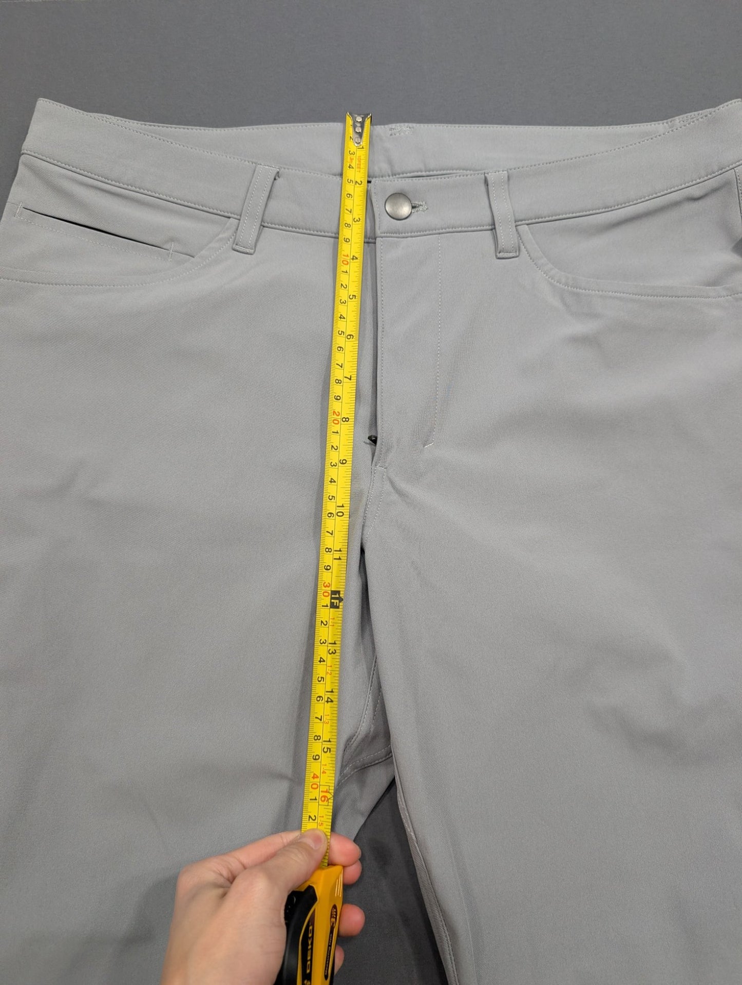 Lululemon ABC Pant Classic 34x32 Men's Slim Trouser Gray NWT