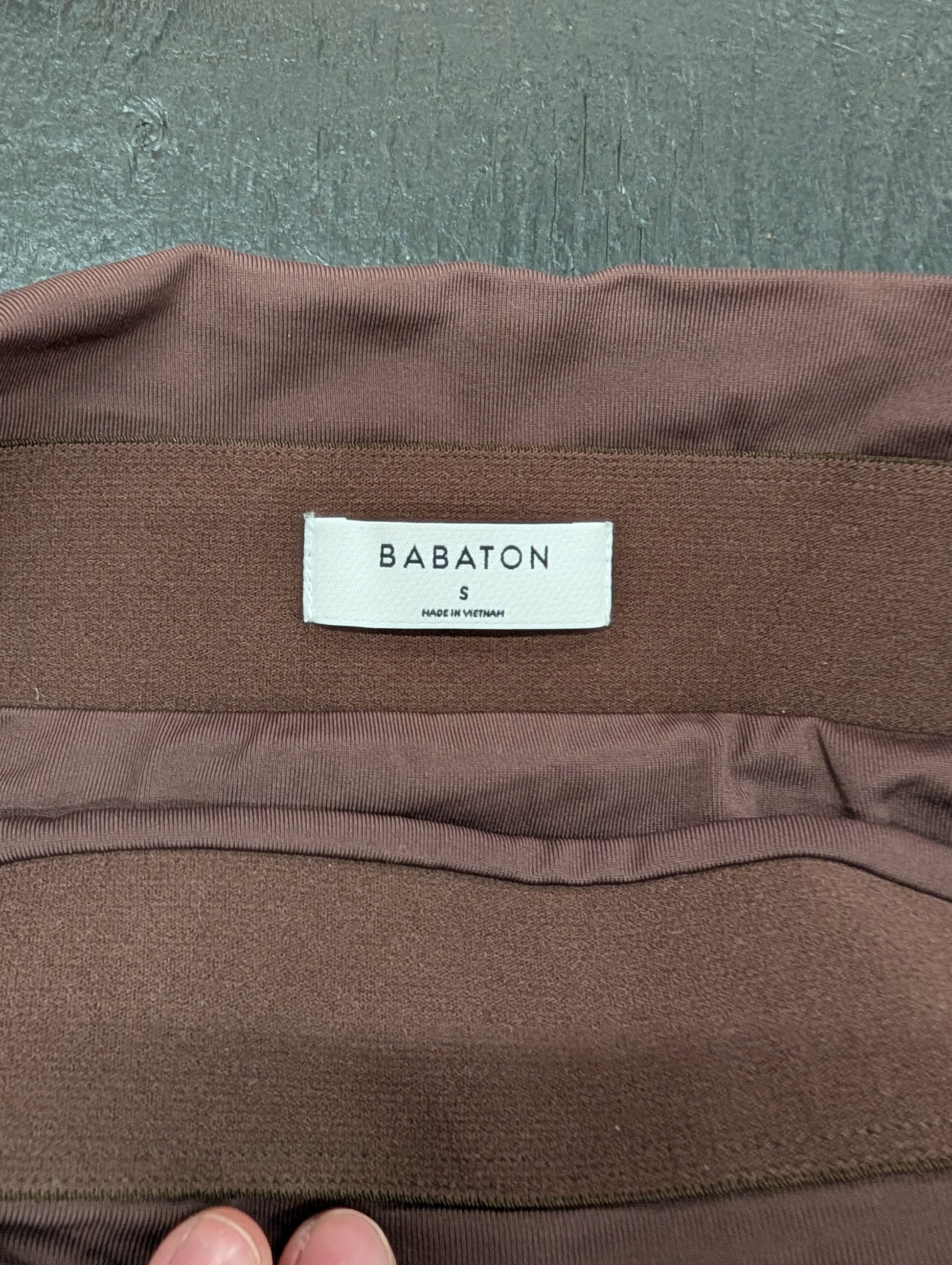 Babaton Genry Contour Ruched Skirt - Small, Brown