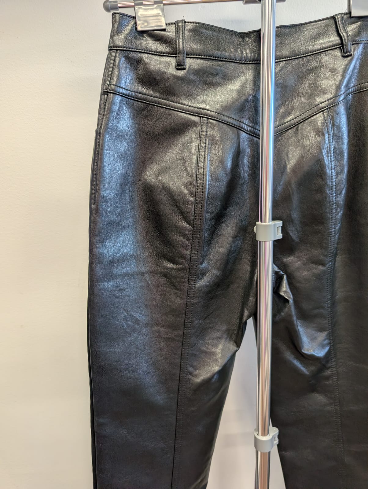 Wilfred Black Vegan Leather Pants, Size 2