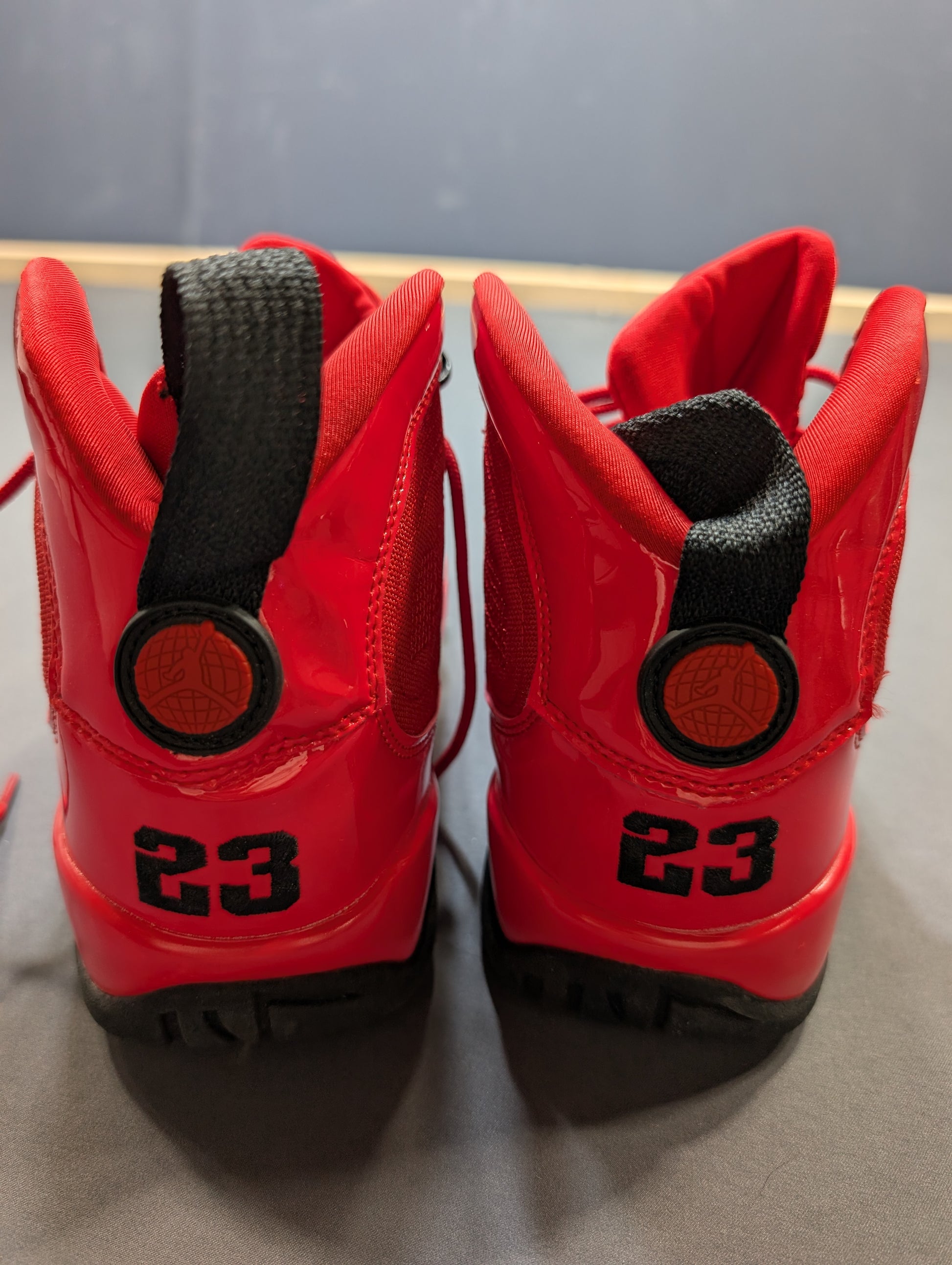Air Jordan Retro 9 Red Sneakers Size 8.5 US