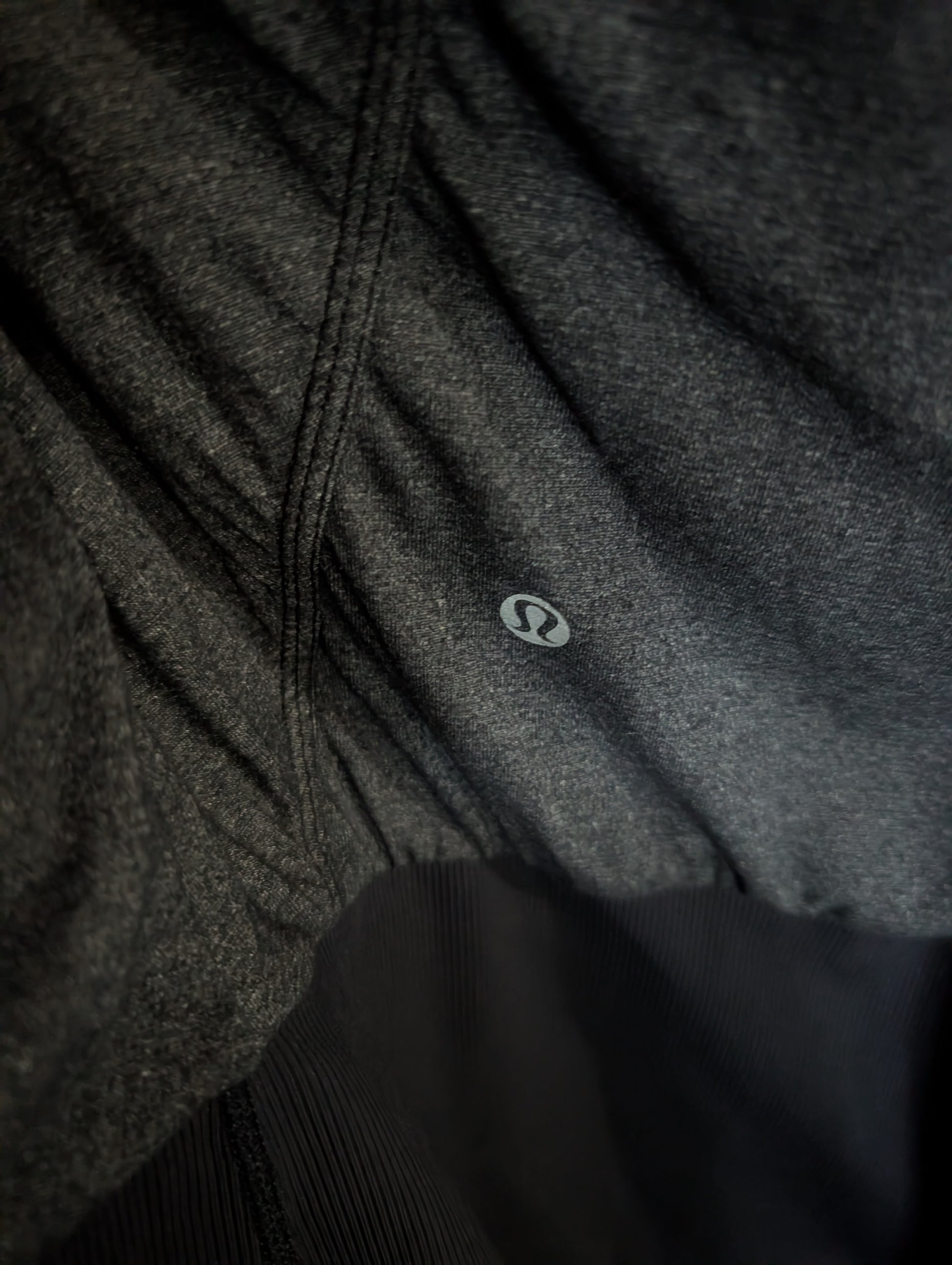 Lululemon black full zip hooded jacket, like new condition