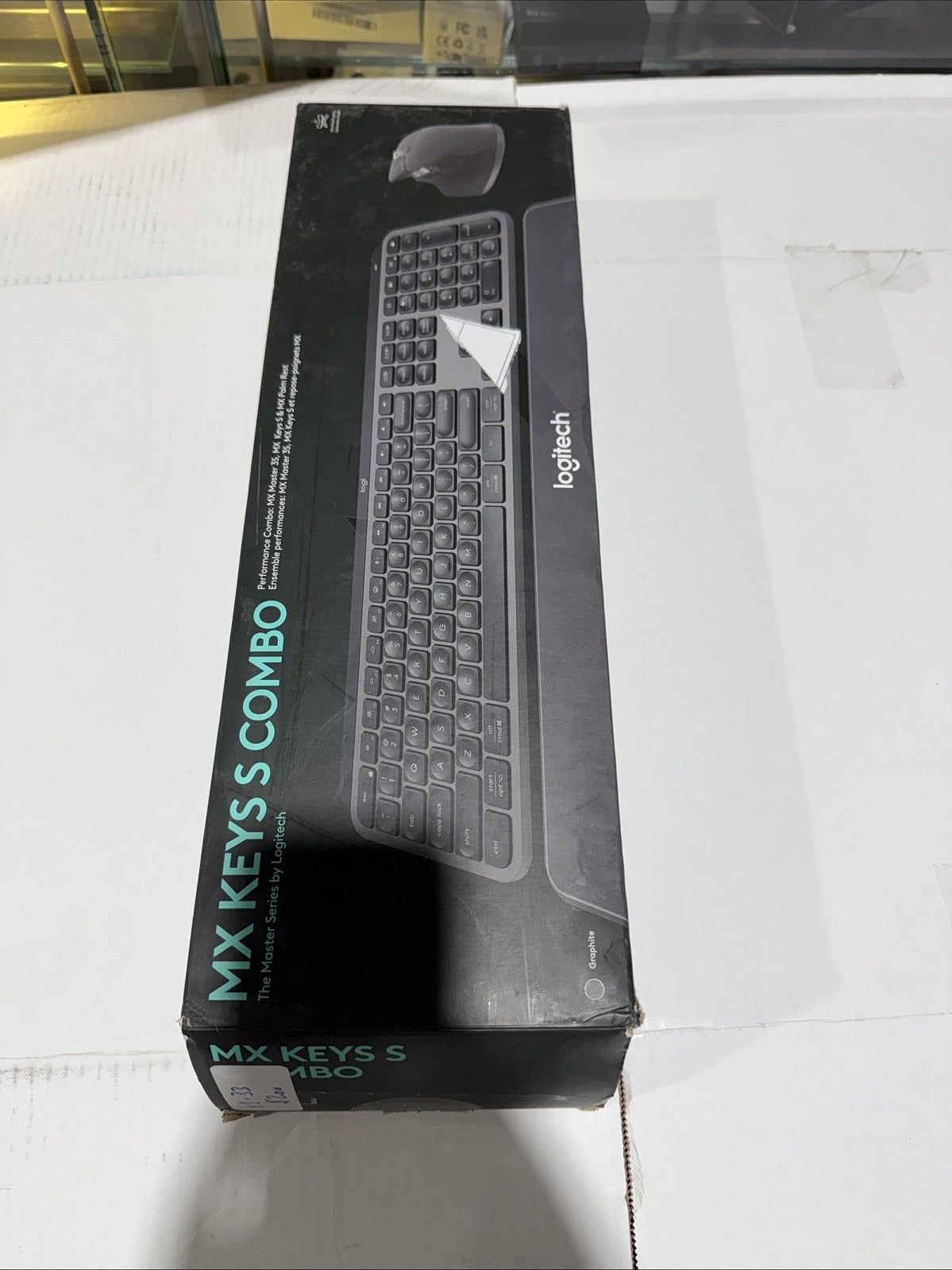 Logitech MX Keys S Combo Wireless Bluetooth Keyboard Set - Black 920-012274