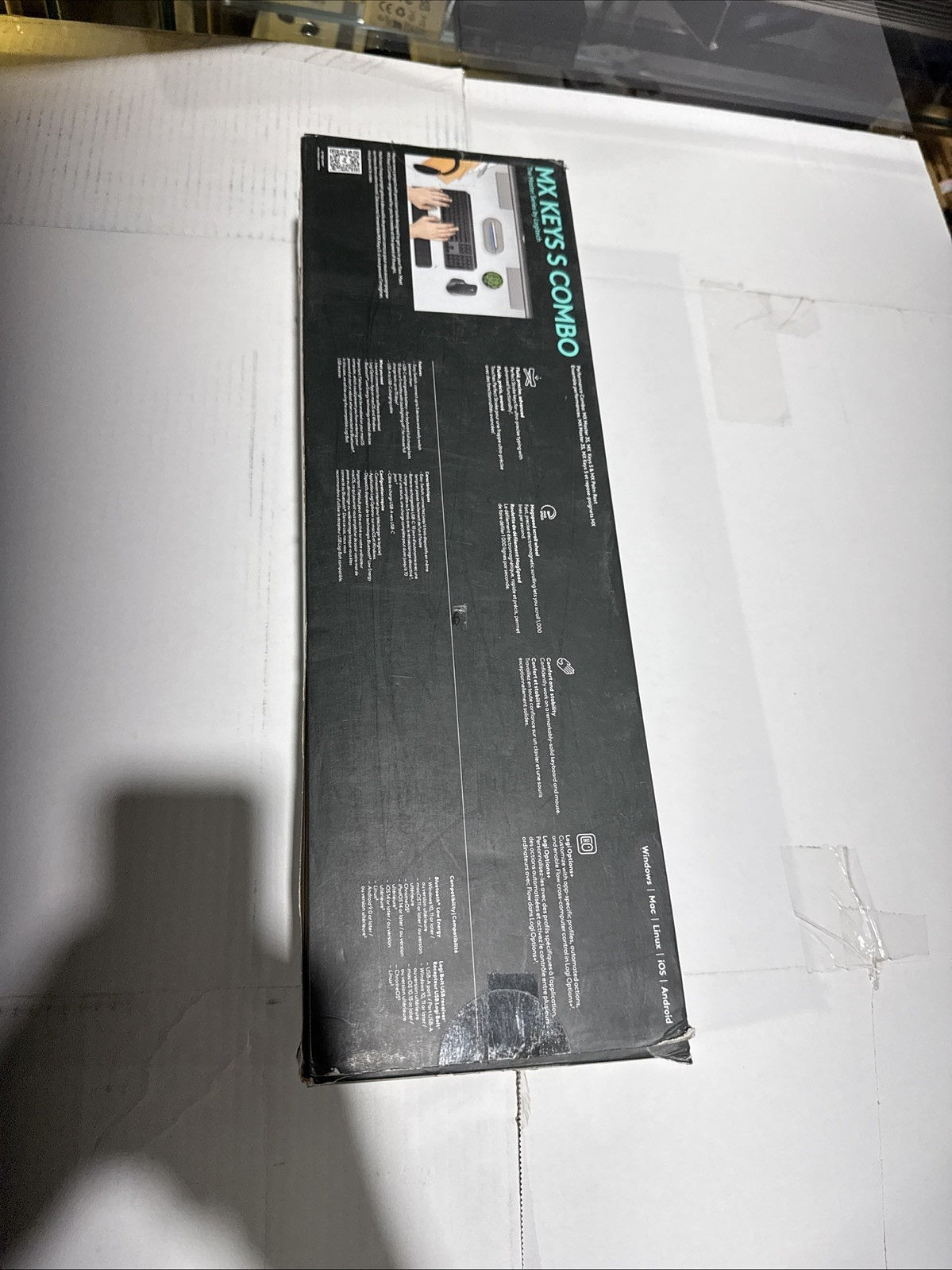 Logitech MX Keys S Combo Wireless Bluetooth Keyboard Set - Black 920-012274