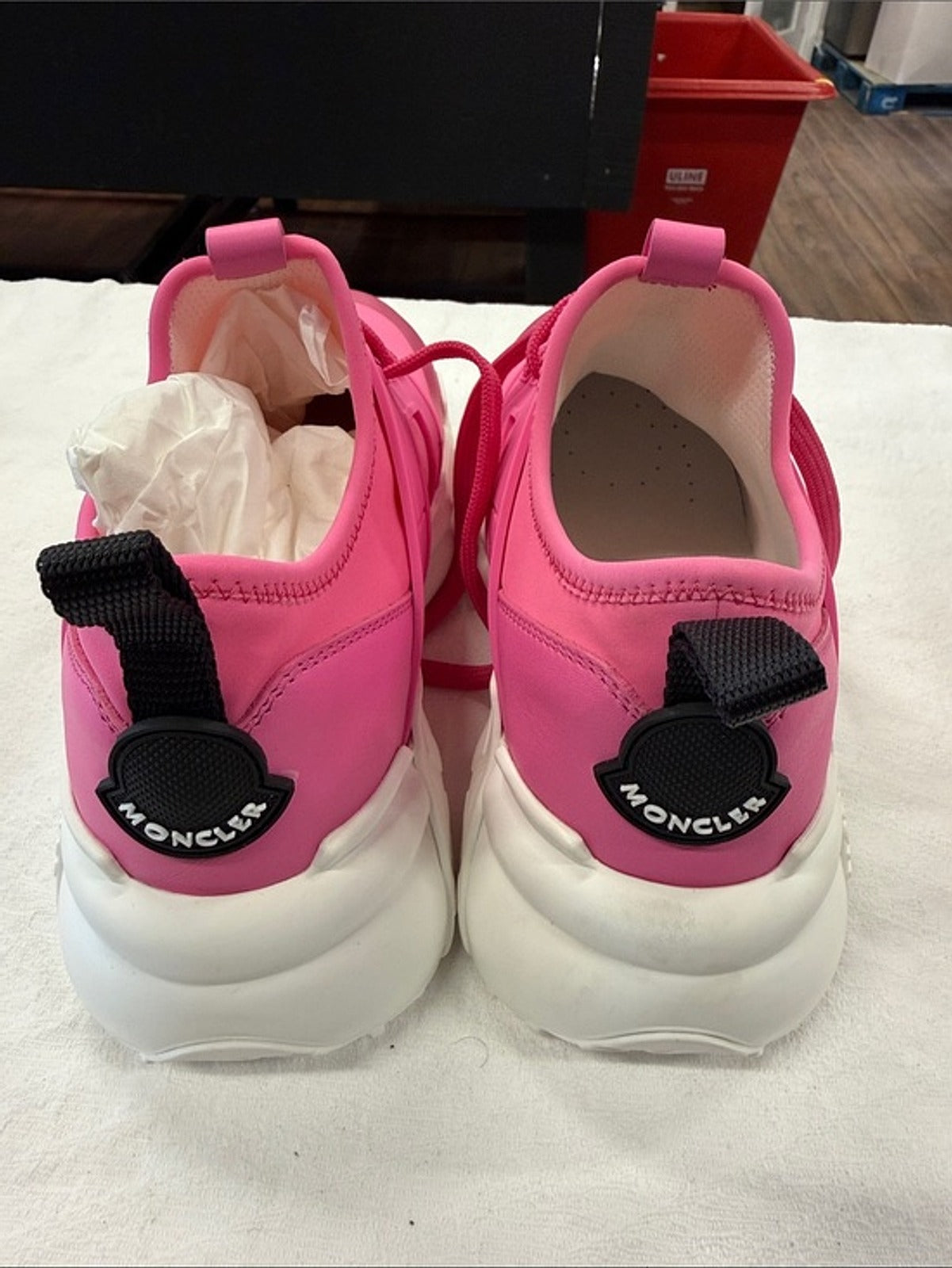 Moncler Lunarove Sneakers – Hot Pink | With Box & Dustbag