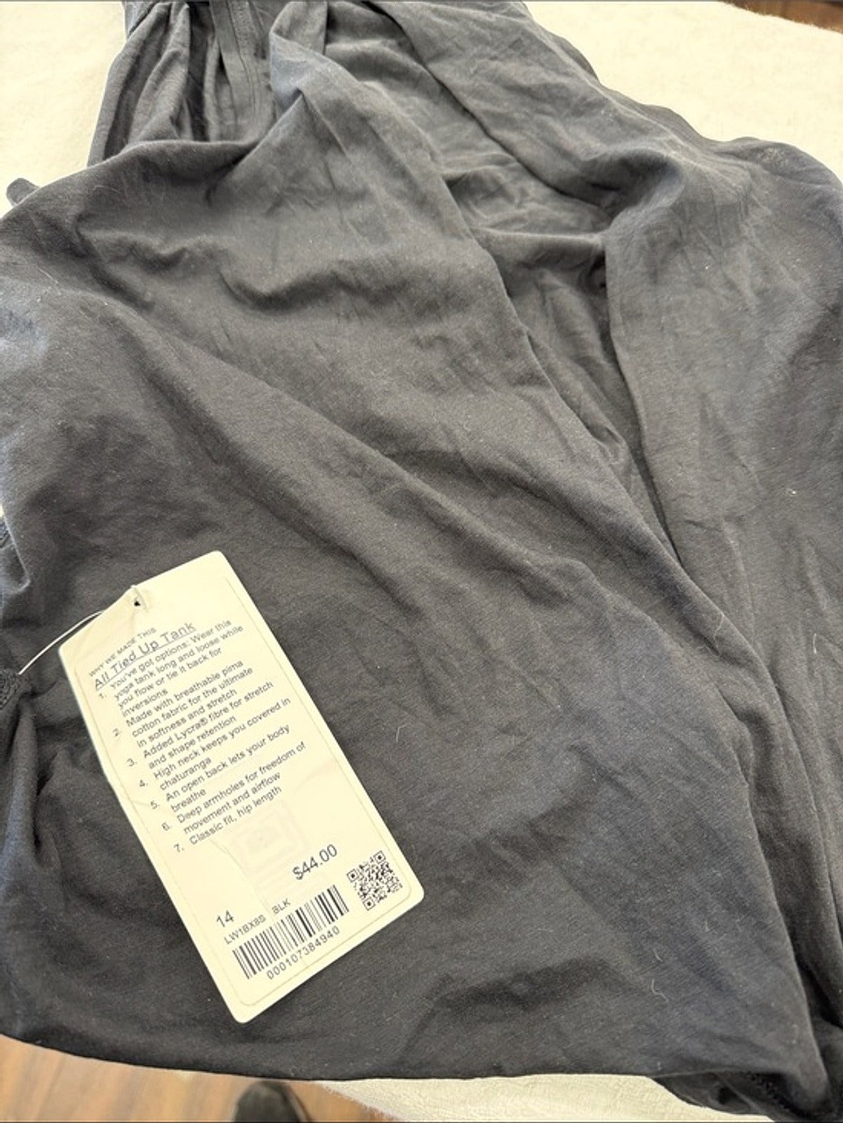 lululemon athletica Women's Tank Top - Charcoal Black