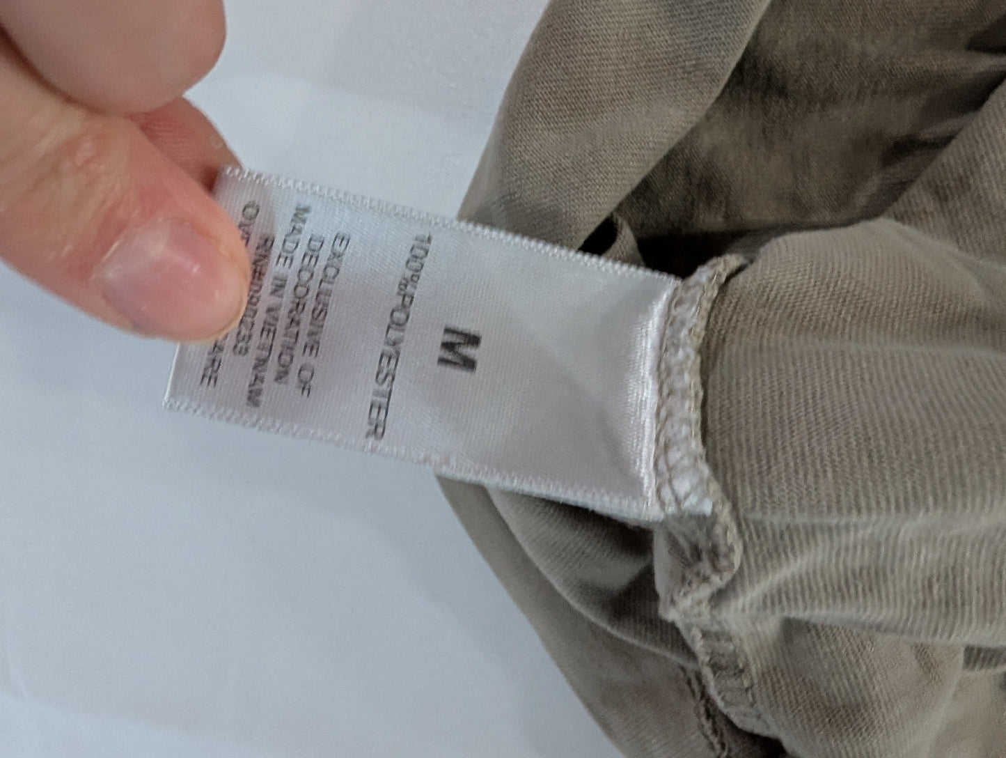 Fear of God Essentials Beige T-Shirt, Size M