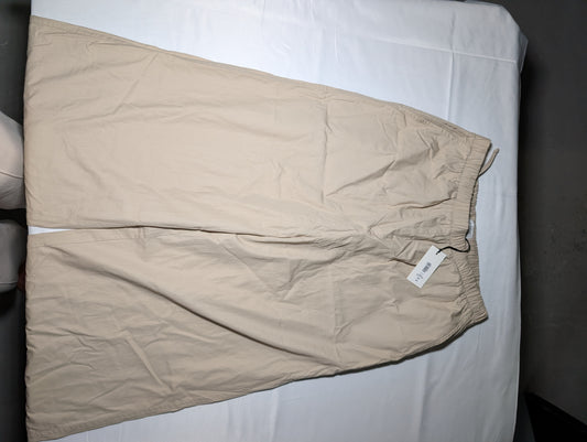 Babaton Wide Leg Beige Pants, Size M, New With Tags