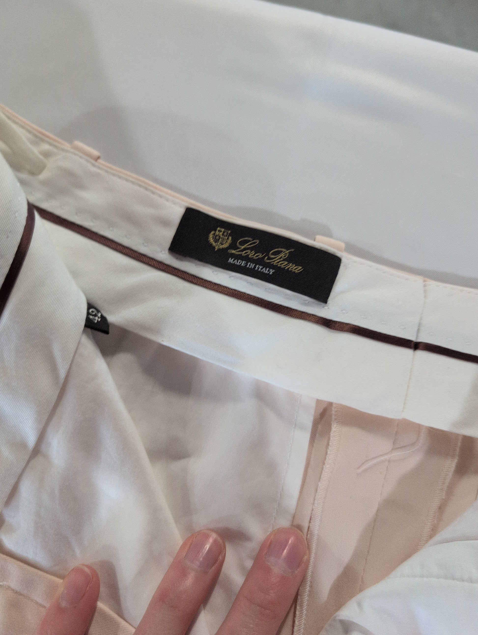 Loro Piana Light Pink Tailored Trousers
