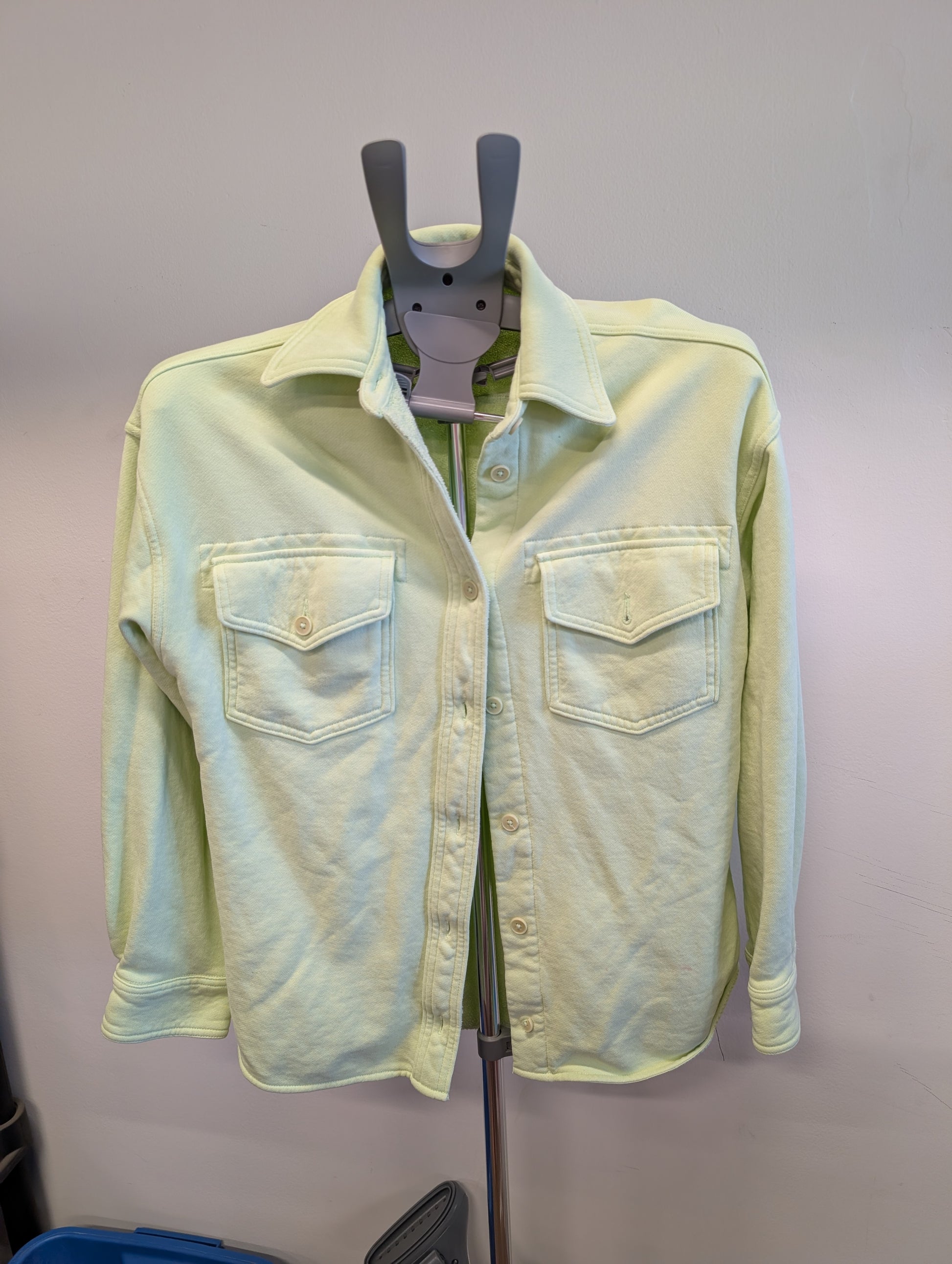 Wilfred Free Light Green Button-Up Shirt - XS