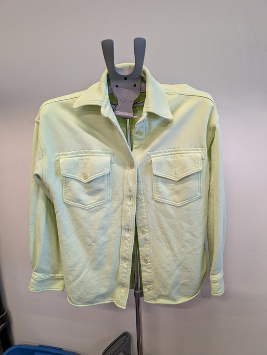 Wilfred Free Light Green Button-Up Shirt - XS