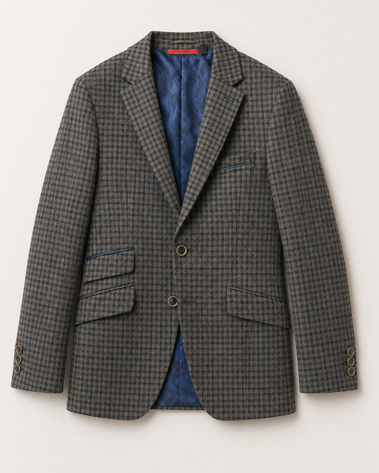 Ted Baker Checked Blazer – Like New Condition