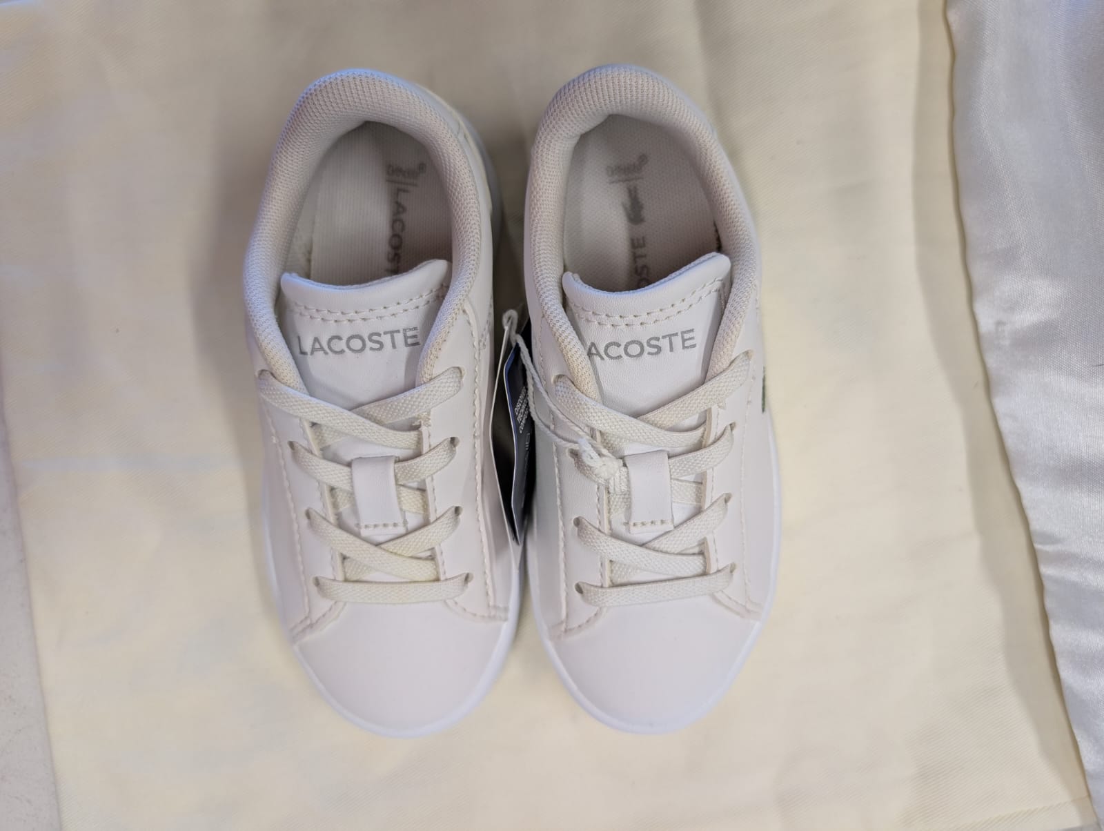 Lacoste Carnaby Kids Trainers, White, EU 25