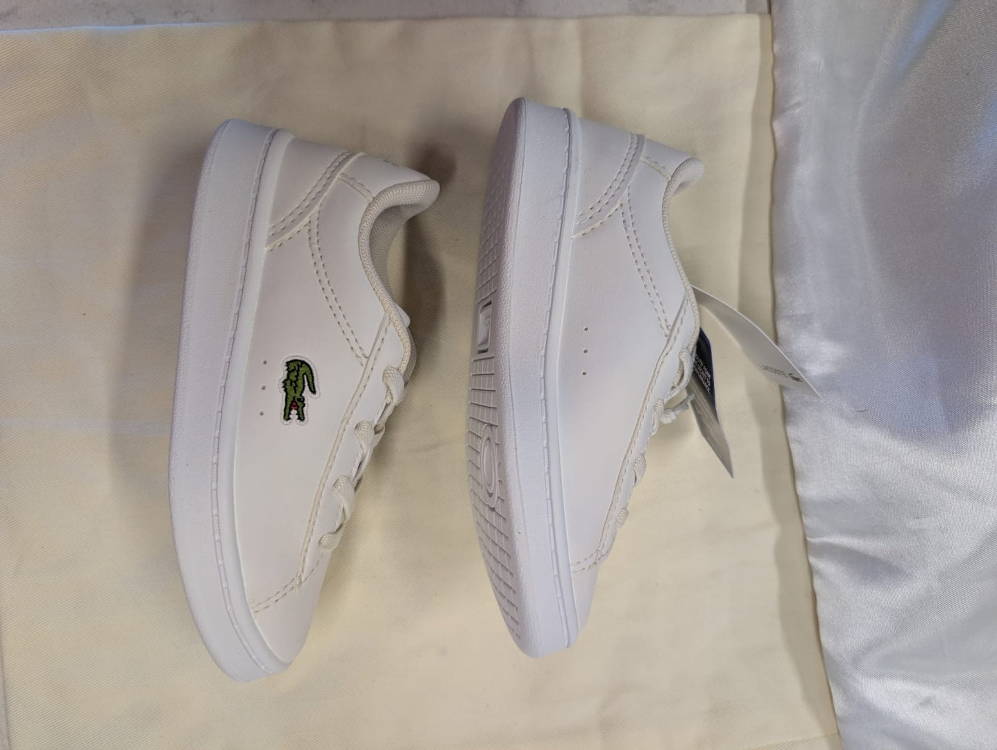 Lacoste Carnaby White Trainers (Kids, Size 24 EU)