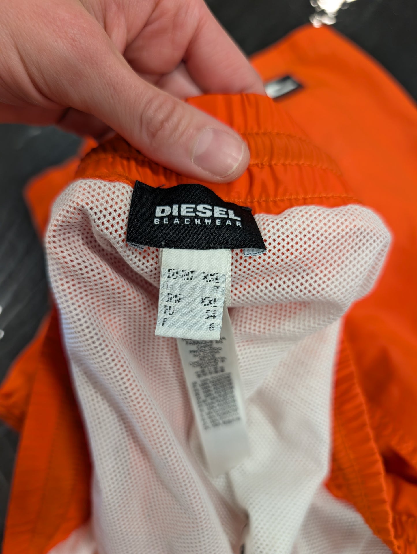 Diesel Beachwear Men's Orange Swim Shorts XXL