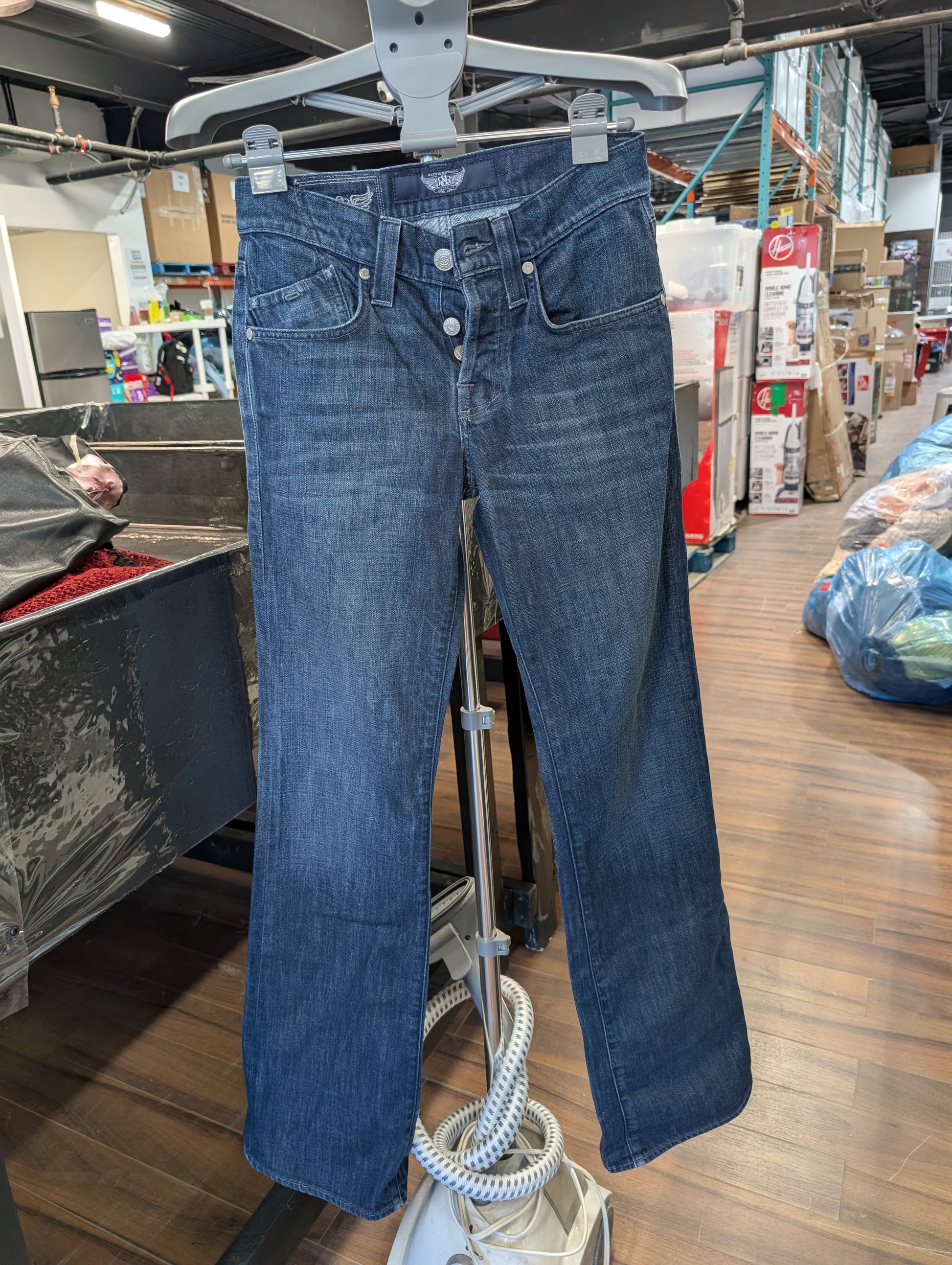 Rock & Republic Embellished Bootcut Jeans Size 28