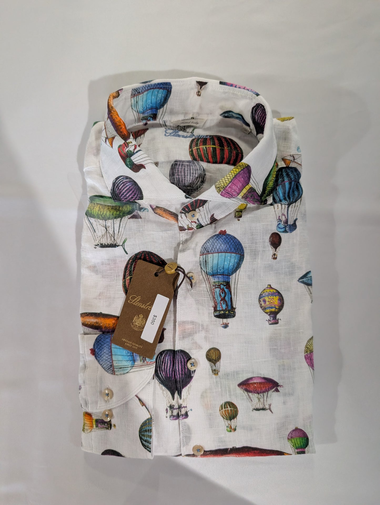 Stenströms Hot Air Balloon Print Shirt