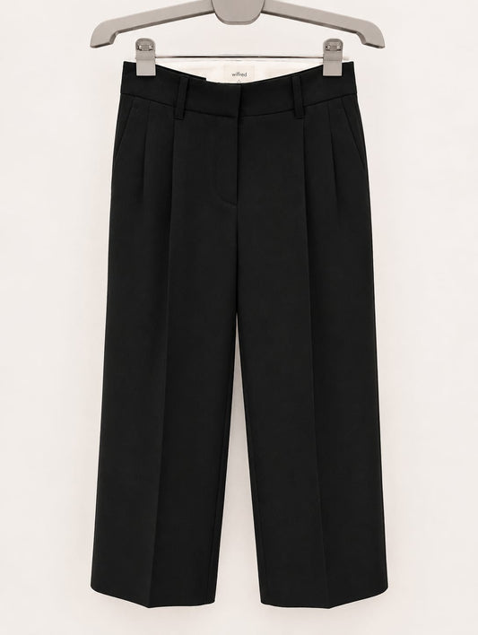 Wilfred The Effortless Pant Crop - Black, Size 00