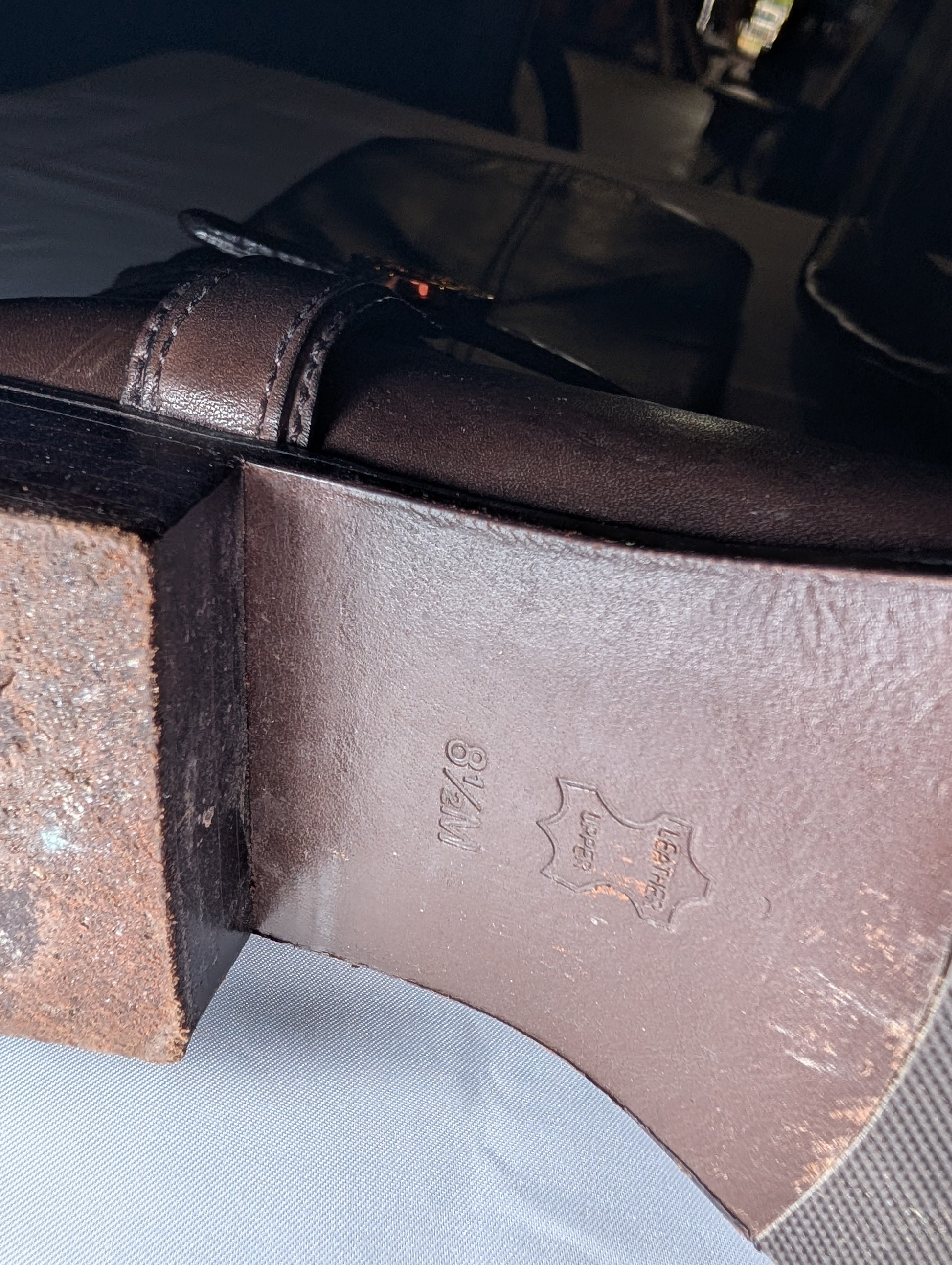 Like new Tory Burch brown leather riding boots