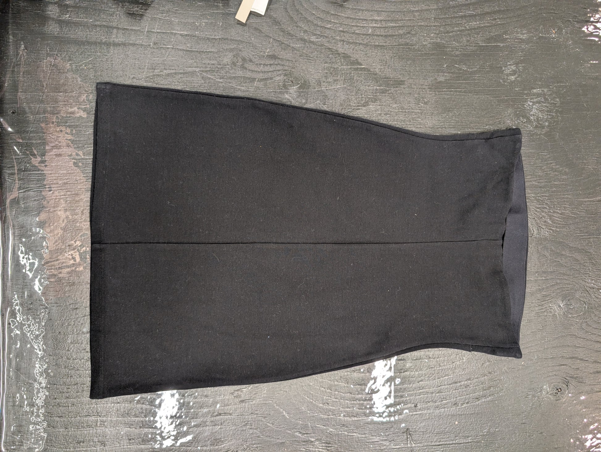 Oak + Fort Black Strapless Dress - Size M