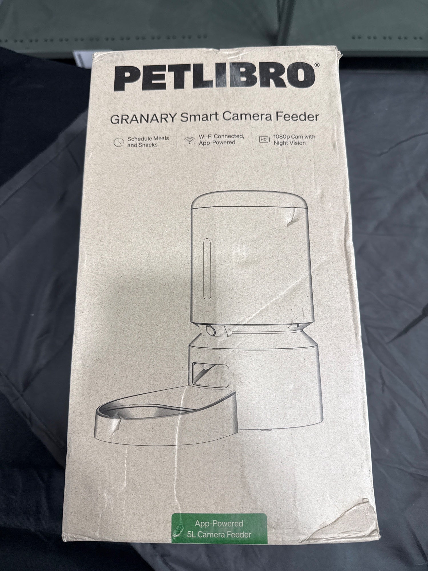 PETLIBRO Granary Smart Camera Auto Pet Feeder 5L Wi-Fi 1080p