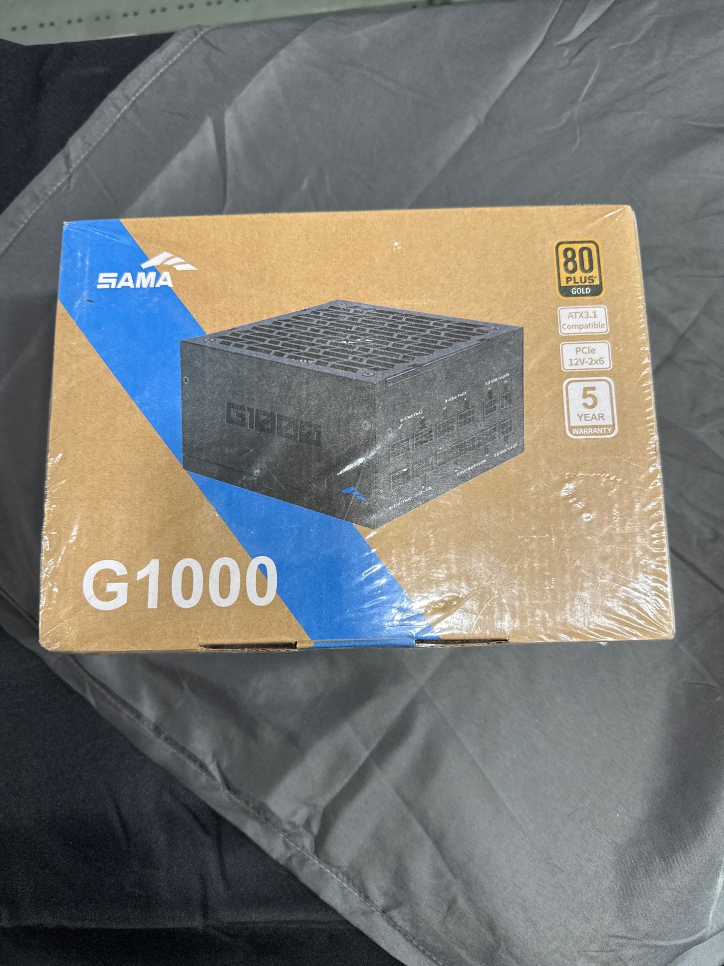 SAMA G1000 1000W 80+ Gold Modular ATX PSU PCIe 12V-2x6 ATX3.1