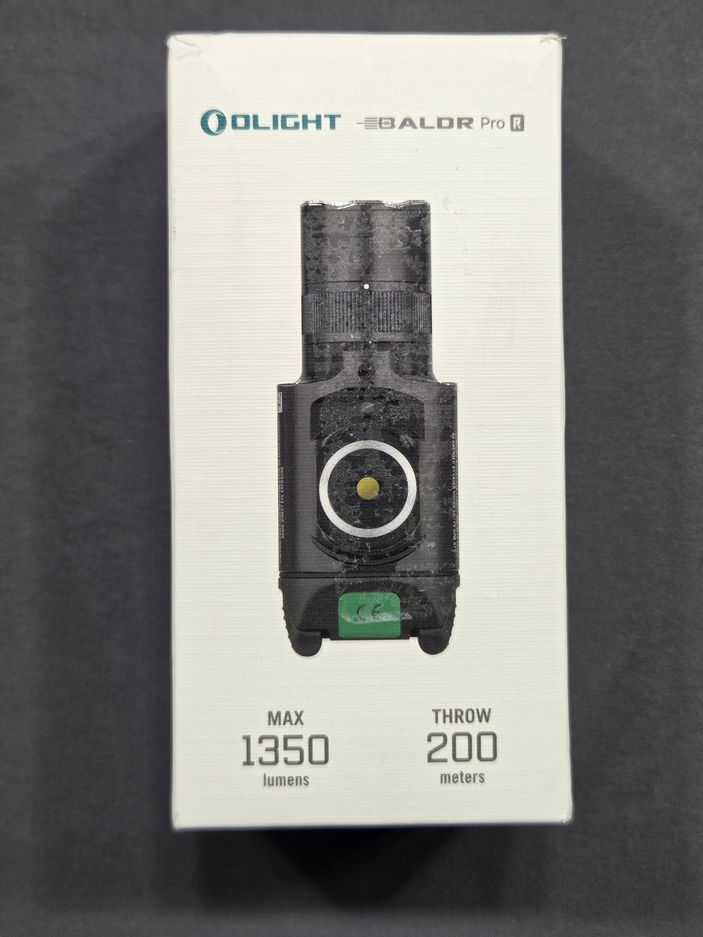 Olight Baldr Pro R Tactical Weapon Light 1350 Lumens Green Laser