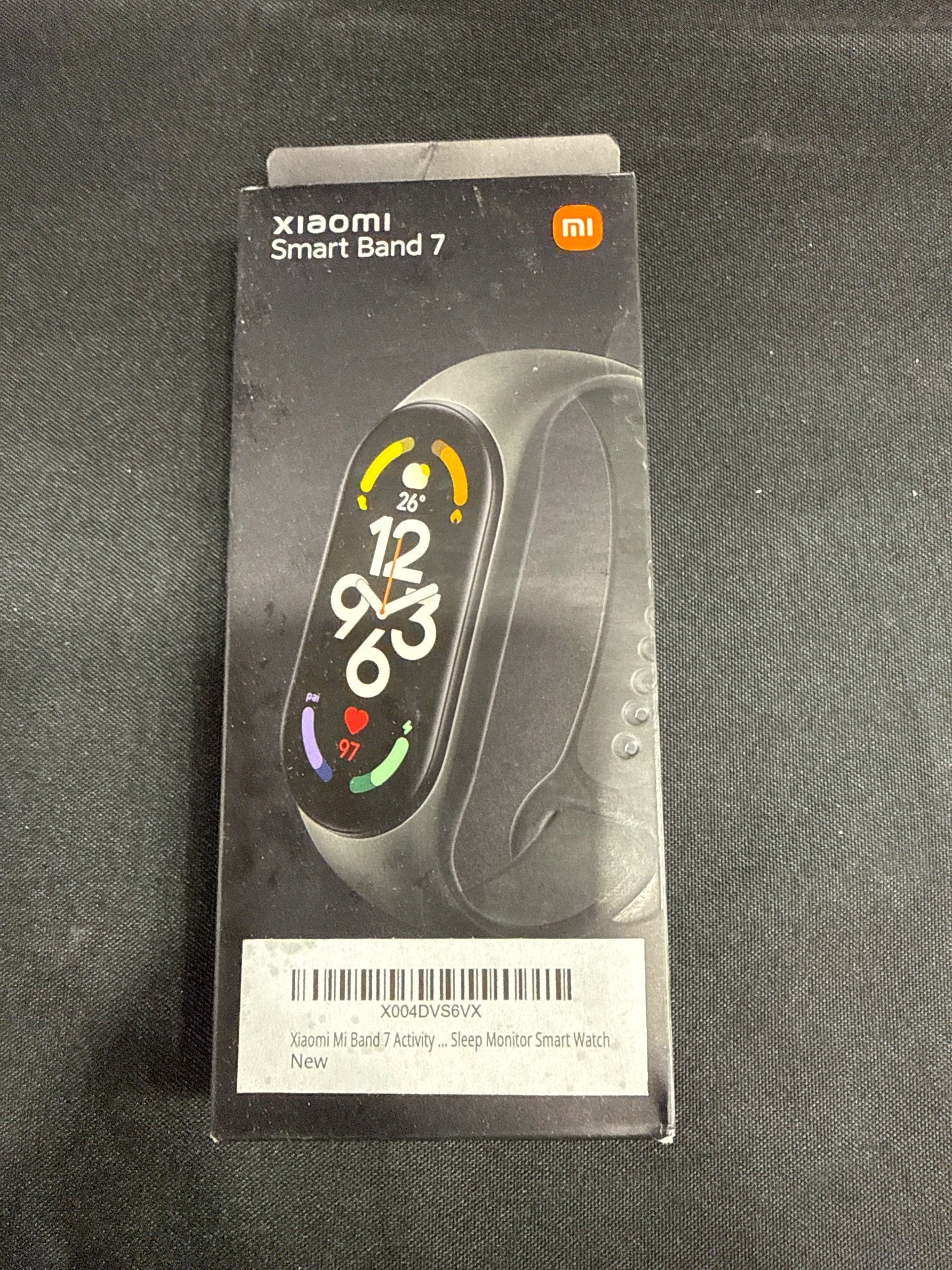 Xiaomi Smart Band 7 Fitness Tracker Black M2129B1 Open Box