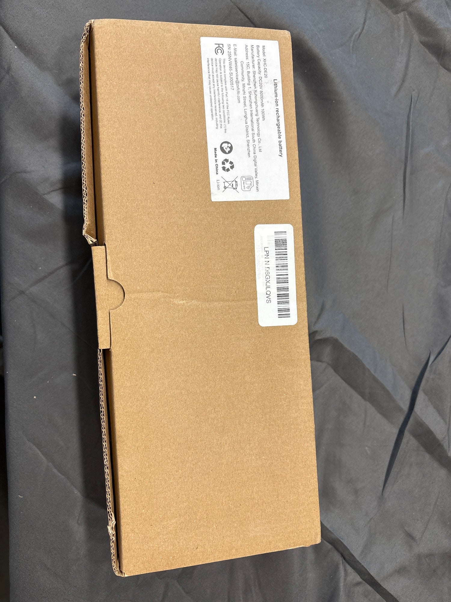 XHC-DE20 20V 5Ah Li-Ion Battery Pack DeWalt-Style 4-Pack 100Wh
