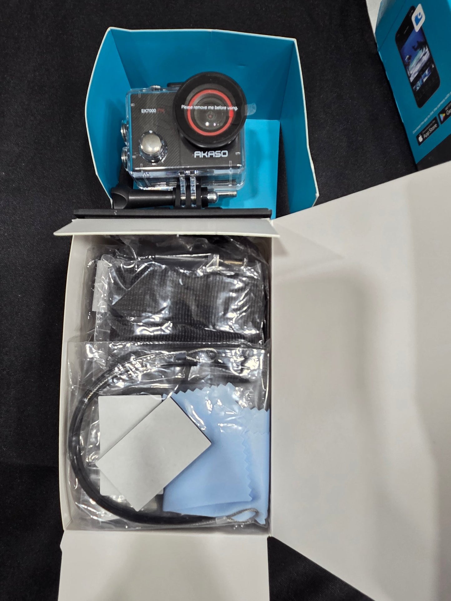 AKASO EK7000 Pro 4K Action Camera with Waterproof Case & Accessories