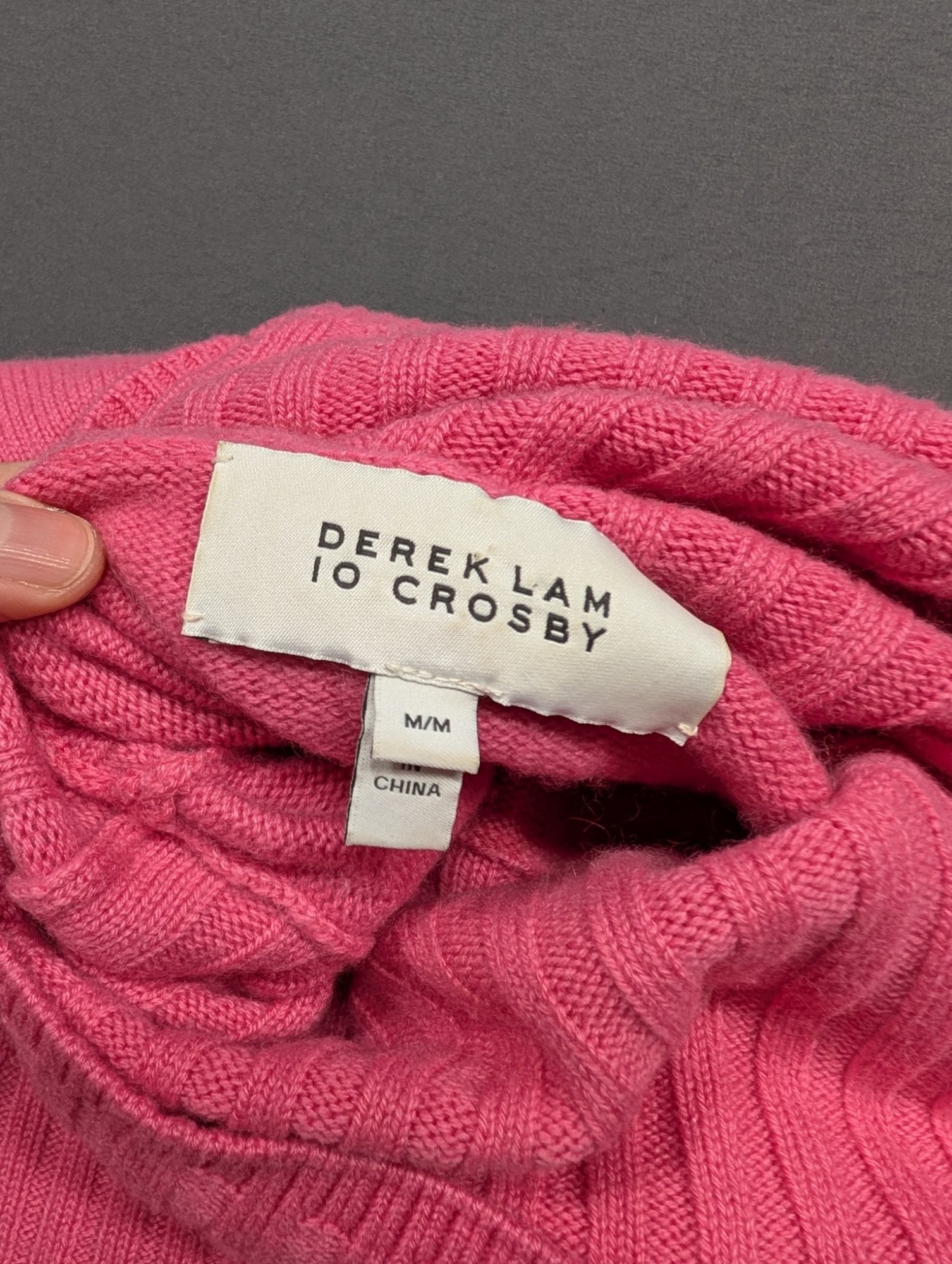 Derek Lam 10 Crosby Pink Turtleneck Sweater Women's M