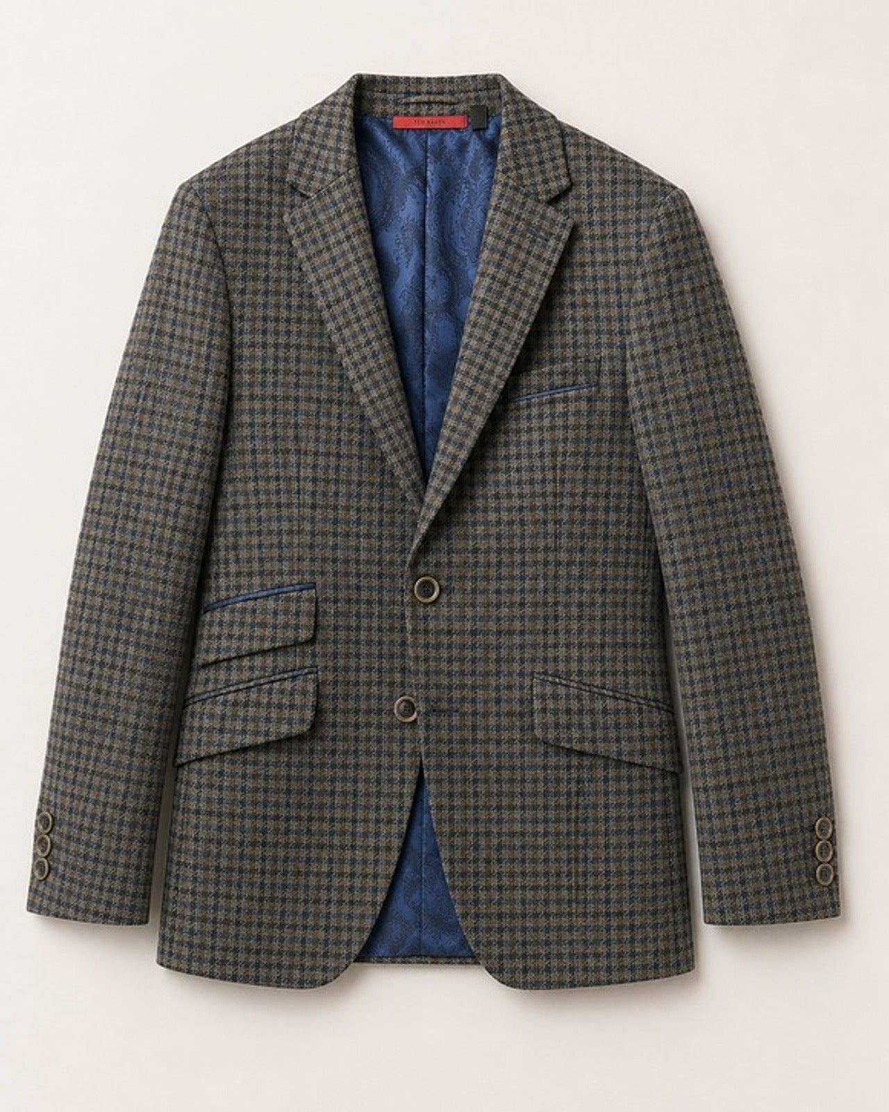 Ted Baker Checked Blazer – Like New Condition
