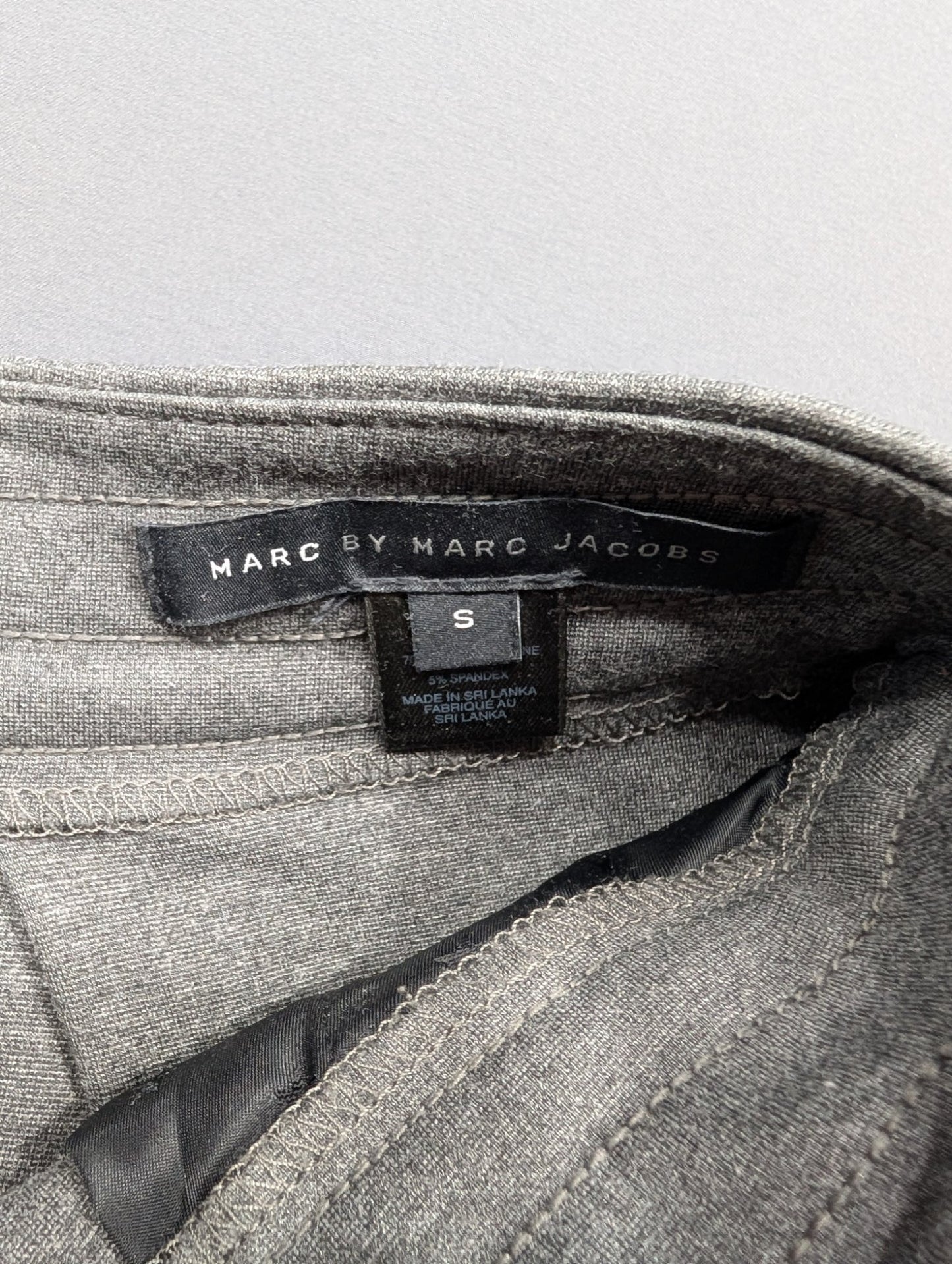 Marc by Marc Jacobs Gray Mini Skirt Size S Pleated A-Line
