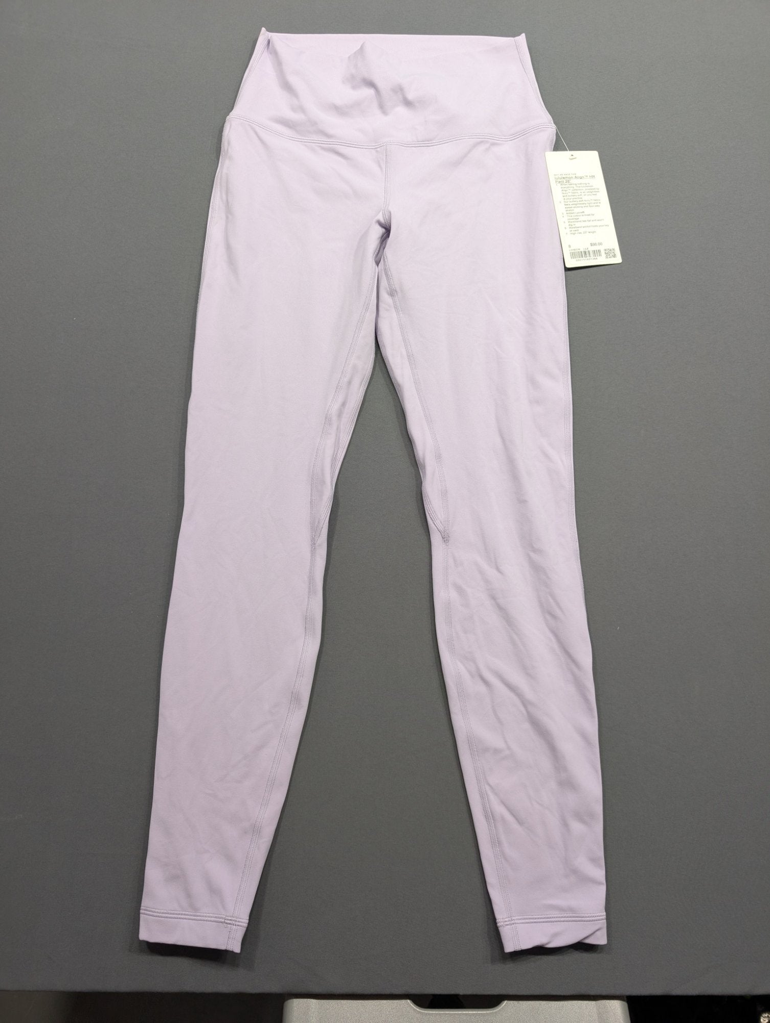 Lululemon Align HR Pant 28" Size 8 Lilac High Rise Leggings NWT