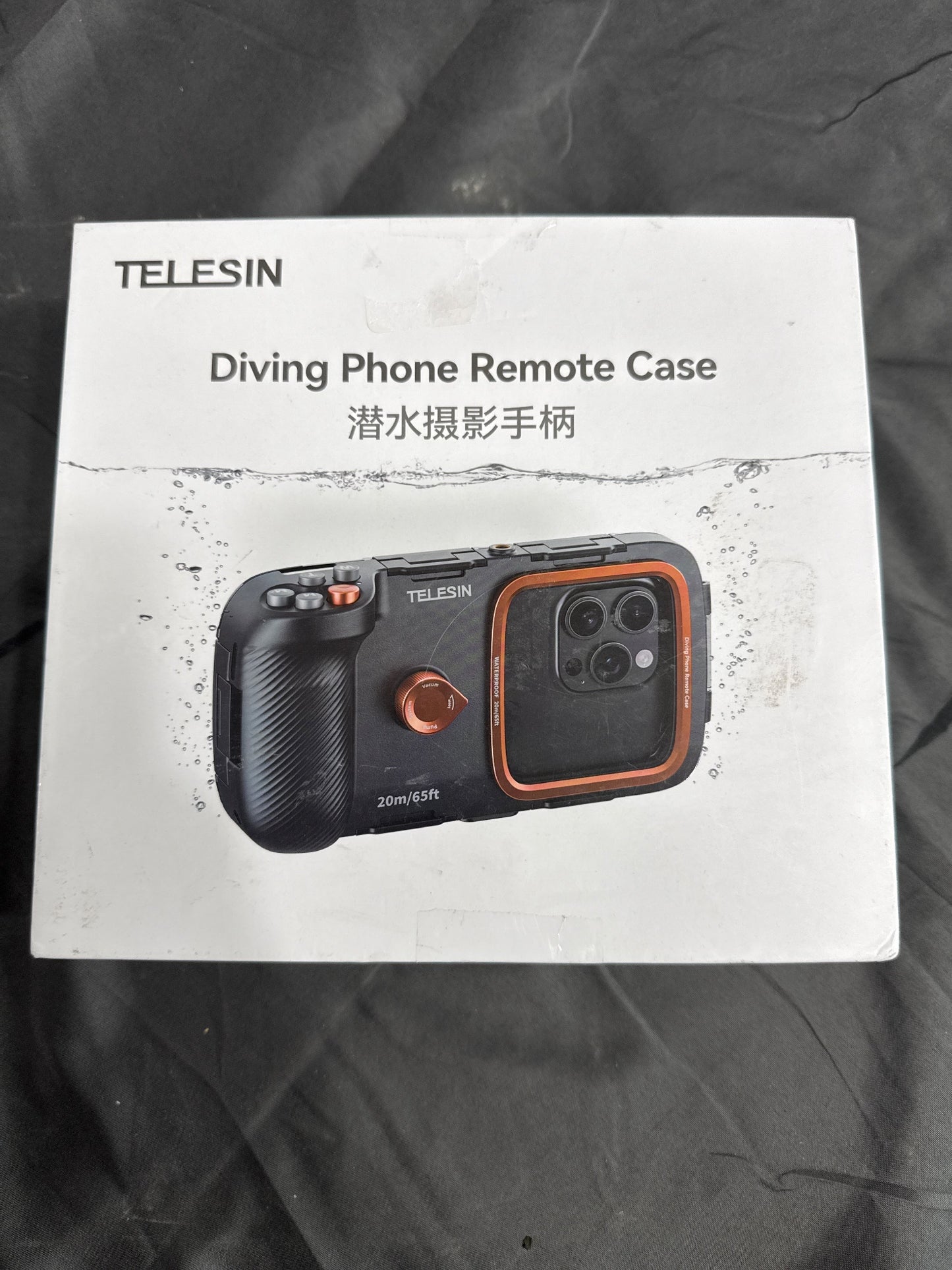 TELESIN P4-WTP-06 Diving Phone Remote Case 20m/65ft Waterproof