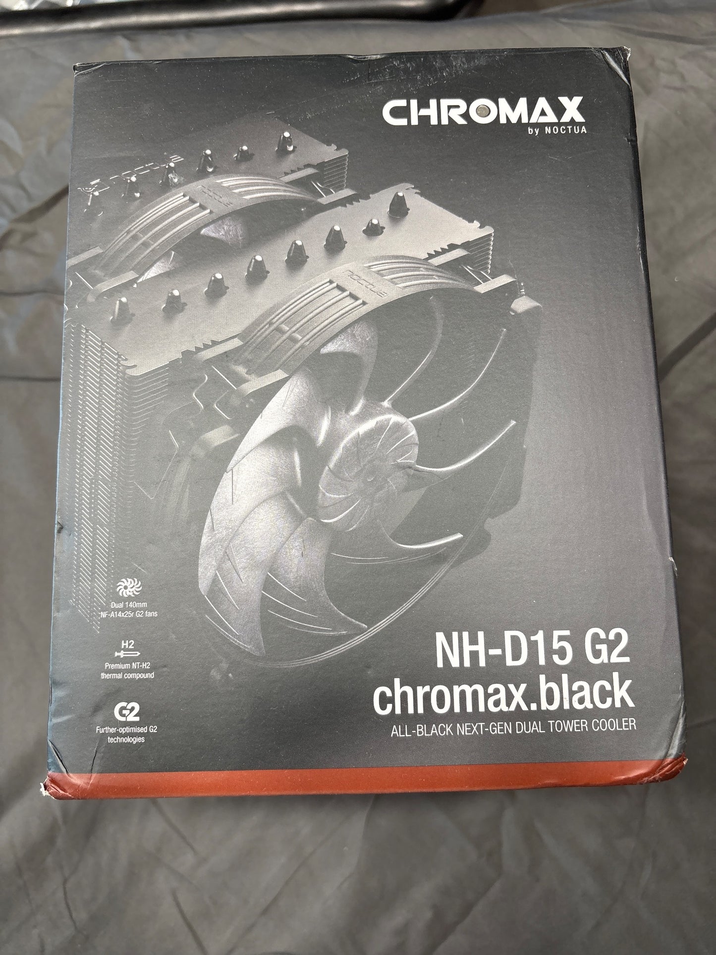 Noctua NH-D15 G2 chromax.black Dual Tower CPU Cooler 140mm