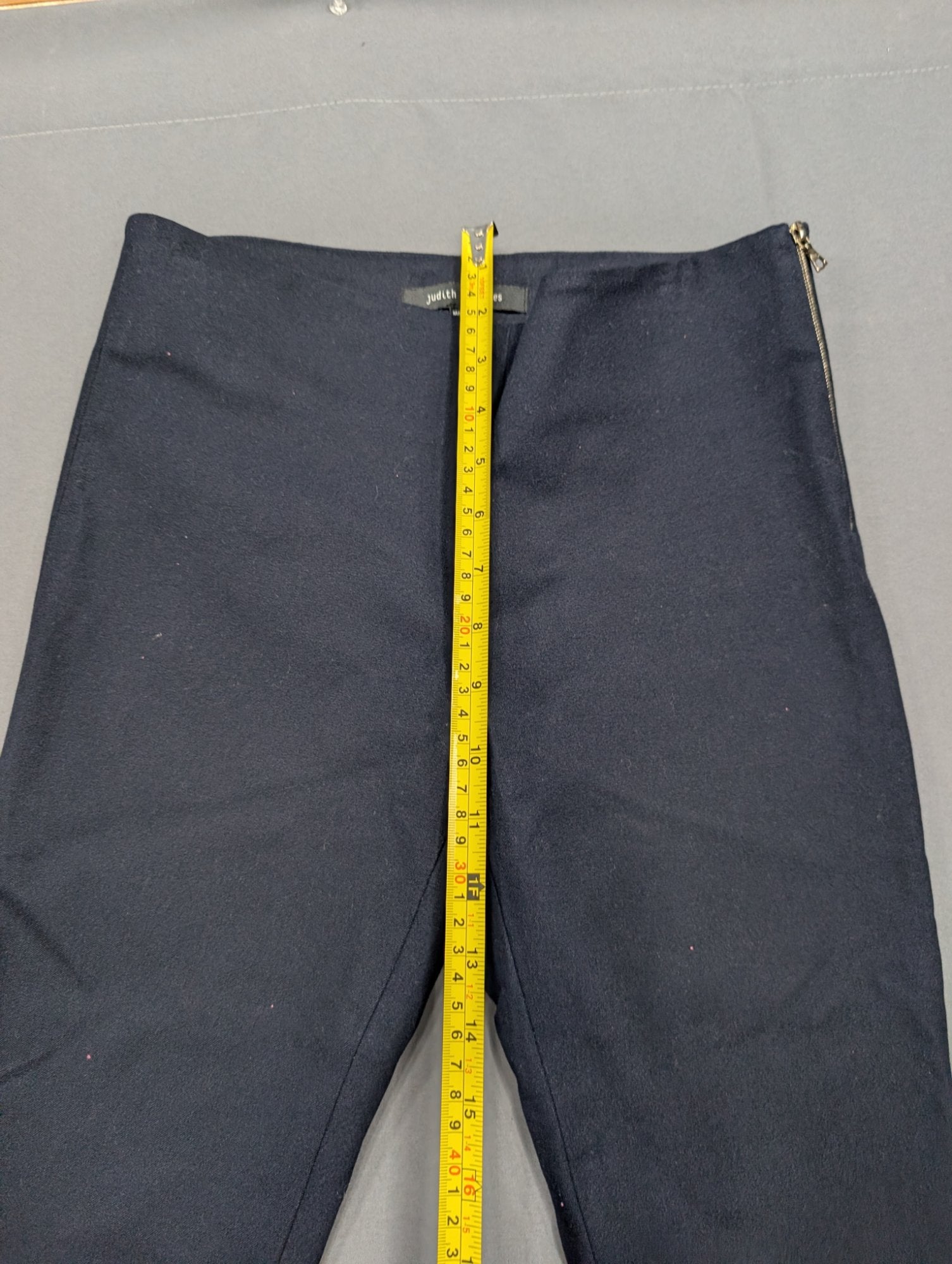 Judith & Charles Navy Slim Dress Pants Size 0 Side Zip