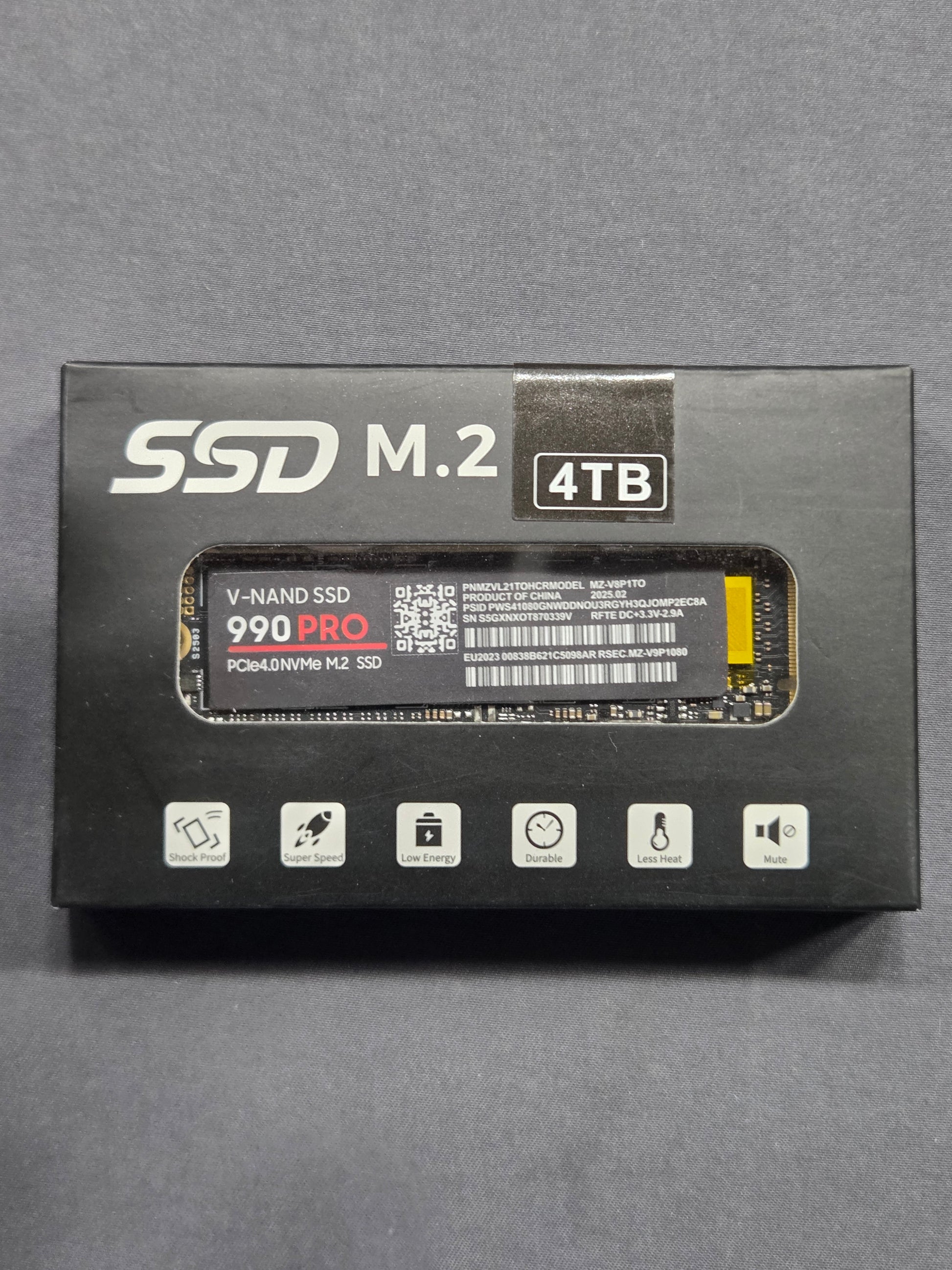 1TB M.2 NVMe PCIe 4.0 Internal SSD 990 Pro V-NAND