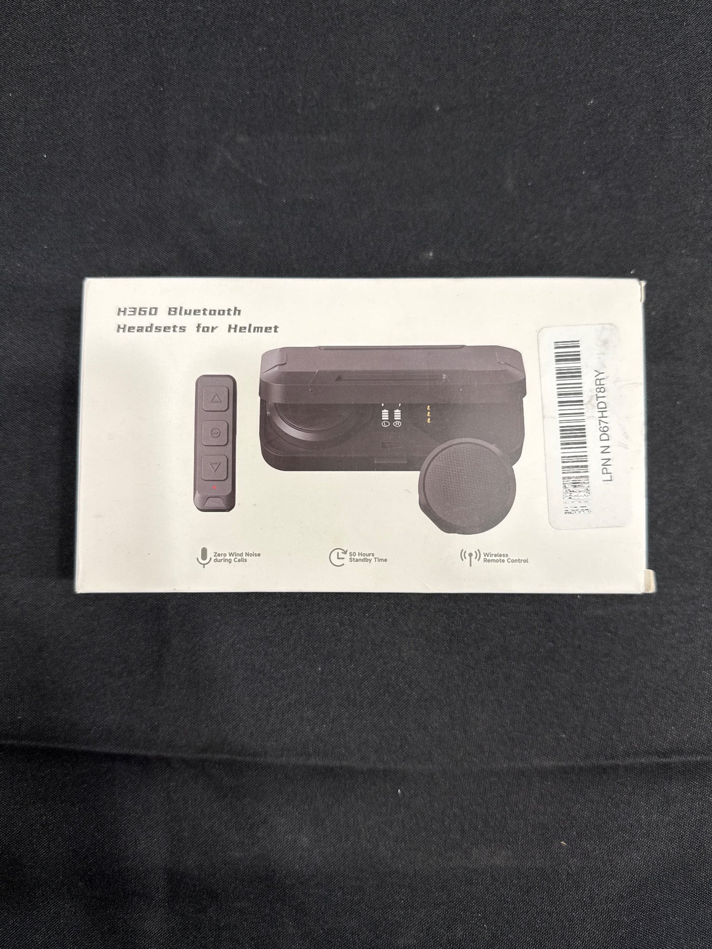 H360 Bluetooth Helmet Headset Wireless Remote 50Hr Standby BT5.3