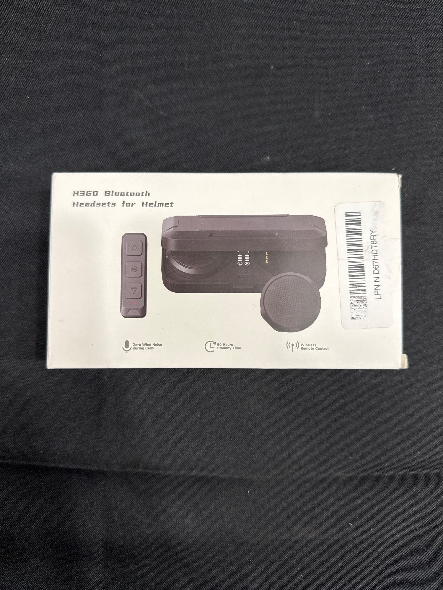 H360 Bluetooth Helmet Headset Wireless Remote 50Hr Standby BT5.3