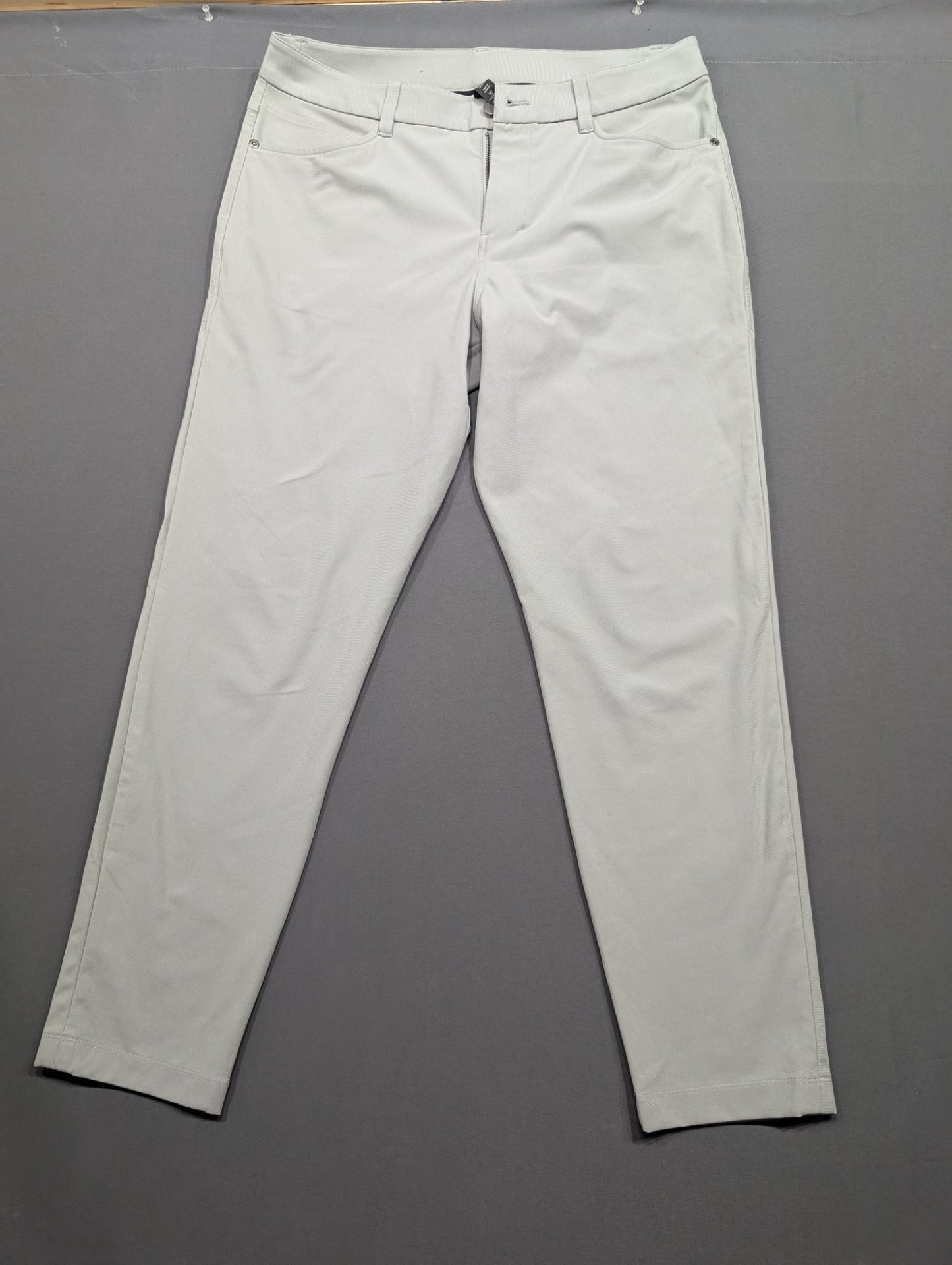 Lululemon ABC Slim 5-Pocket Pants Men's 32 Light Gray